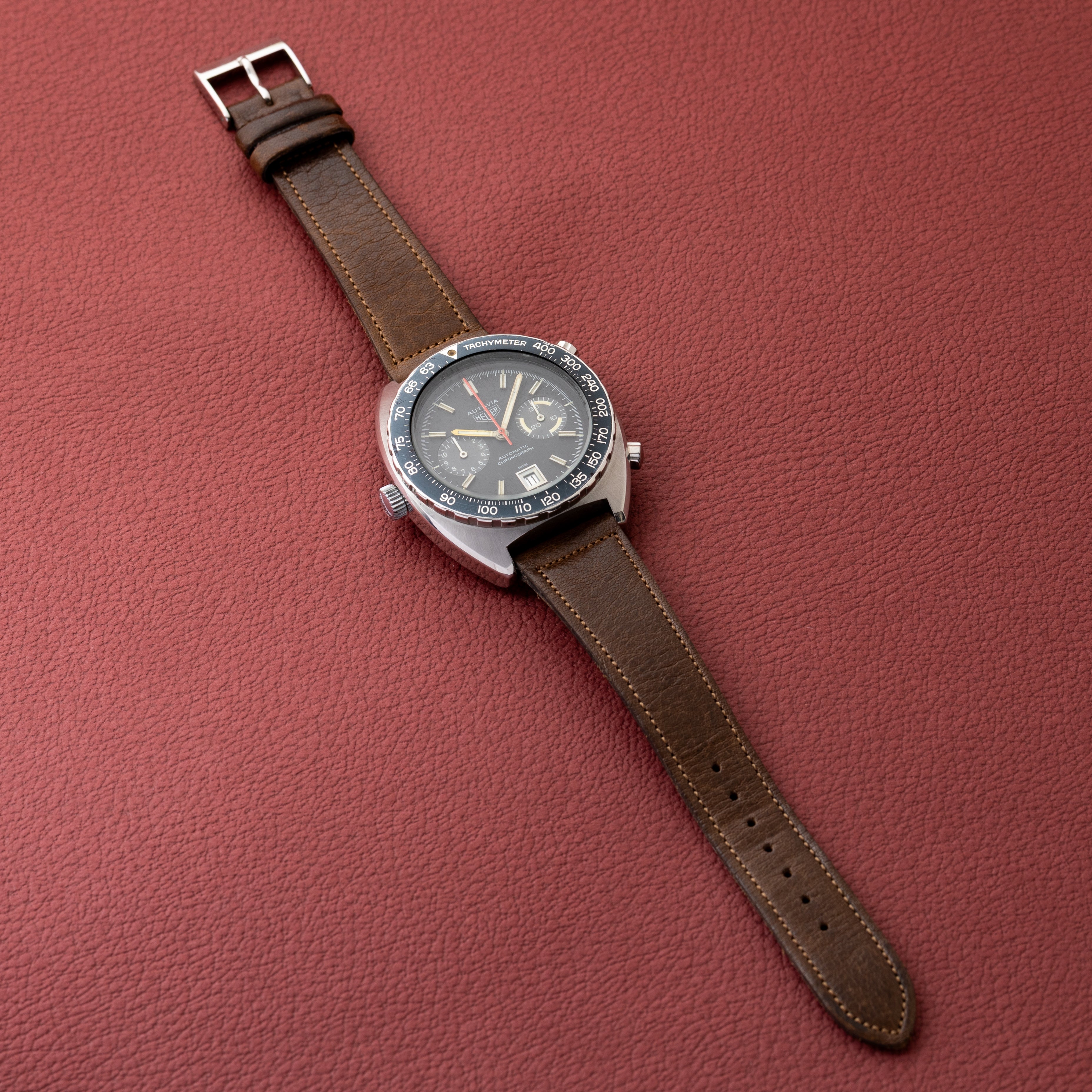 ホイヤー オータヴィア Ref.11630 クロノグラフ 1970年代 自動巻き Cal.12