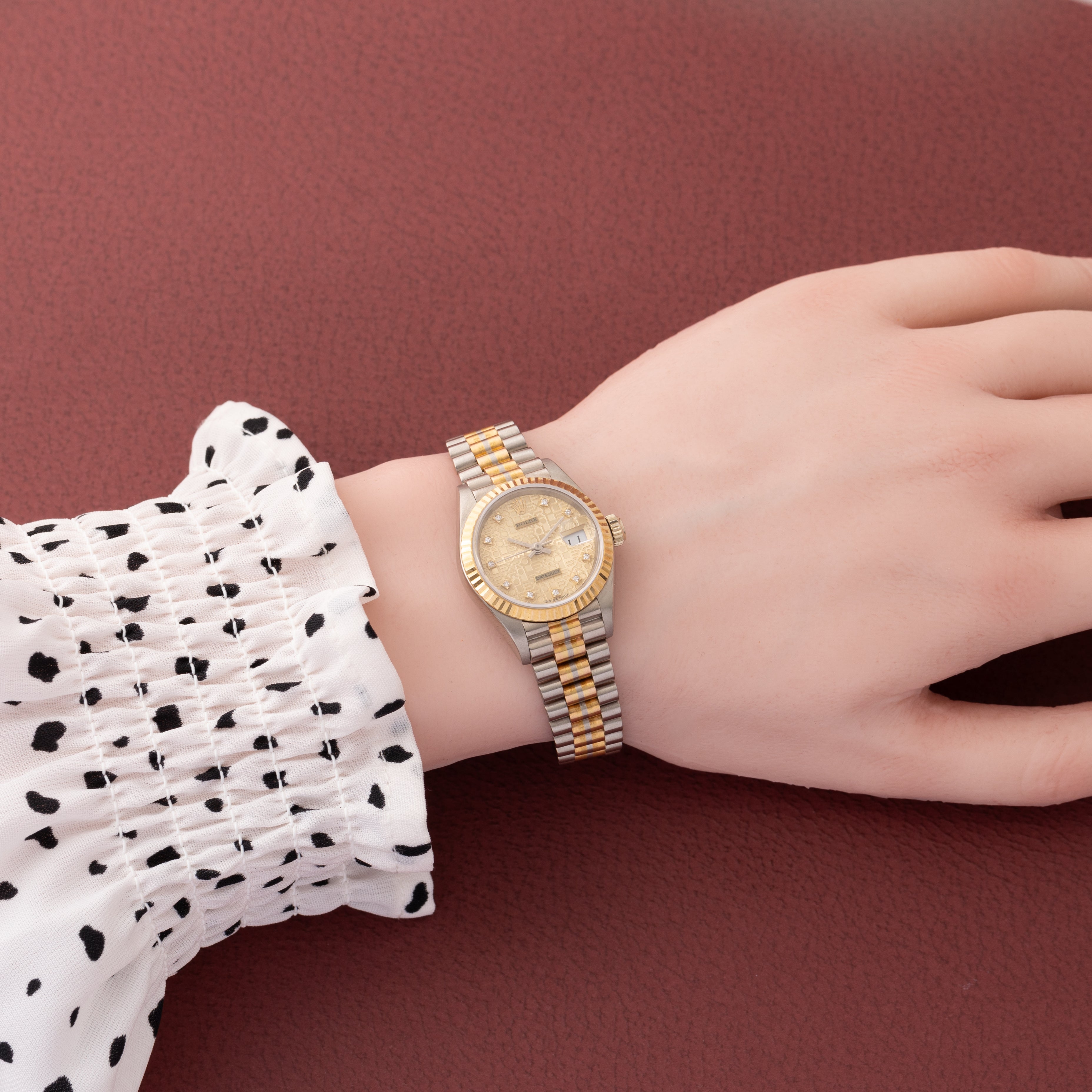 ロレックス レディース デイトジャスト トリドール 18金無垢 1988年製