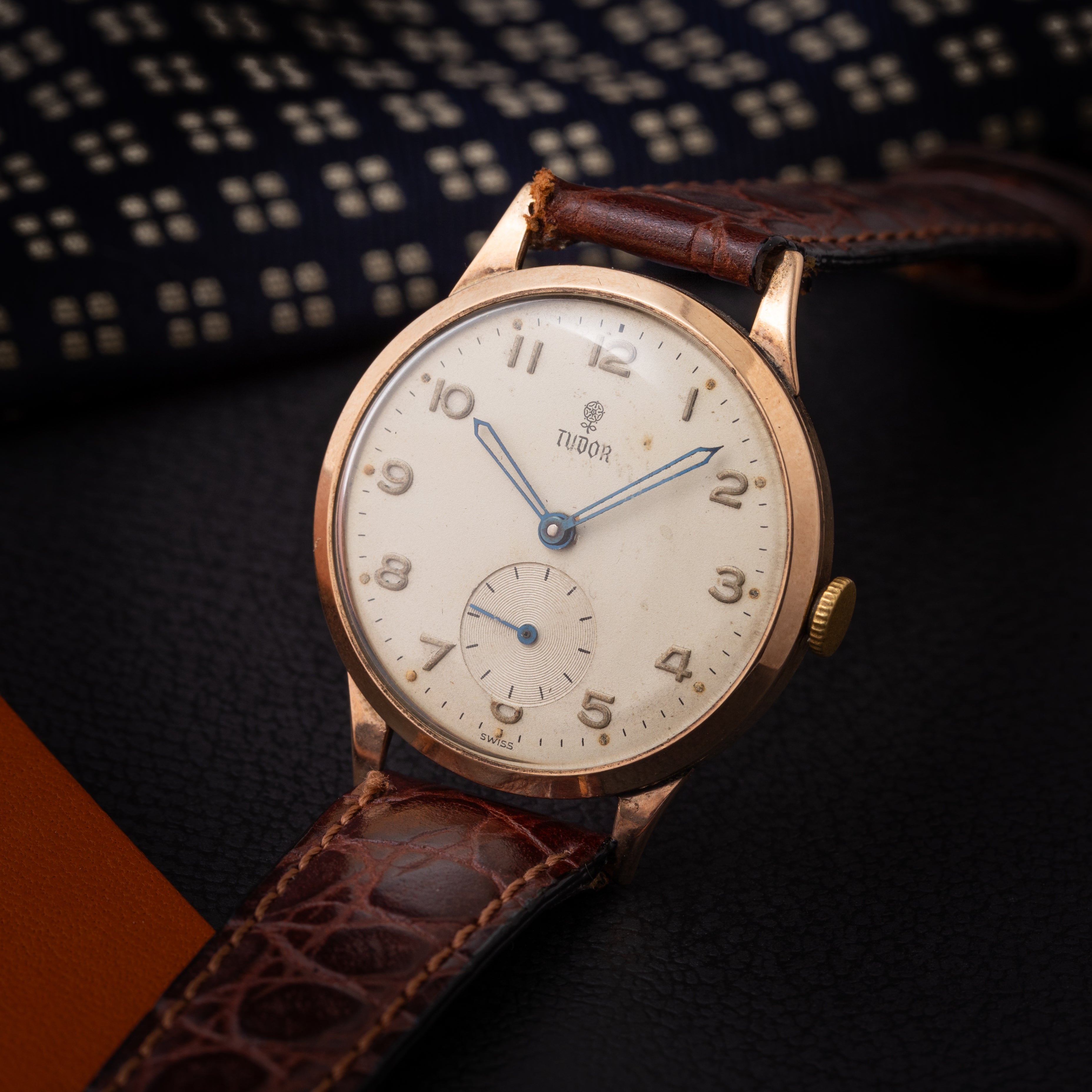 チューダー 小バラ 9金無垢 1930年代 手巻き