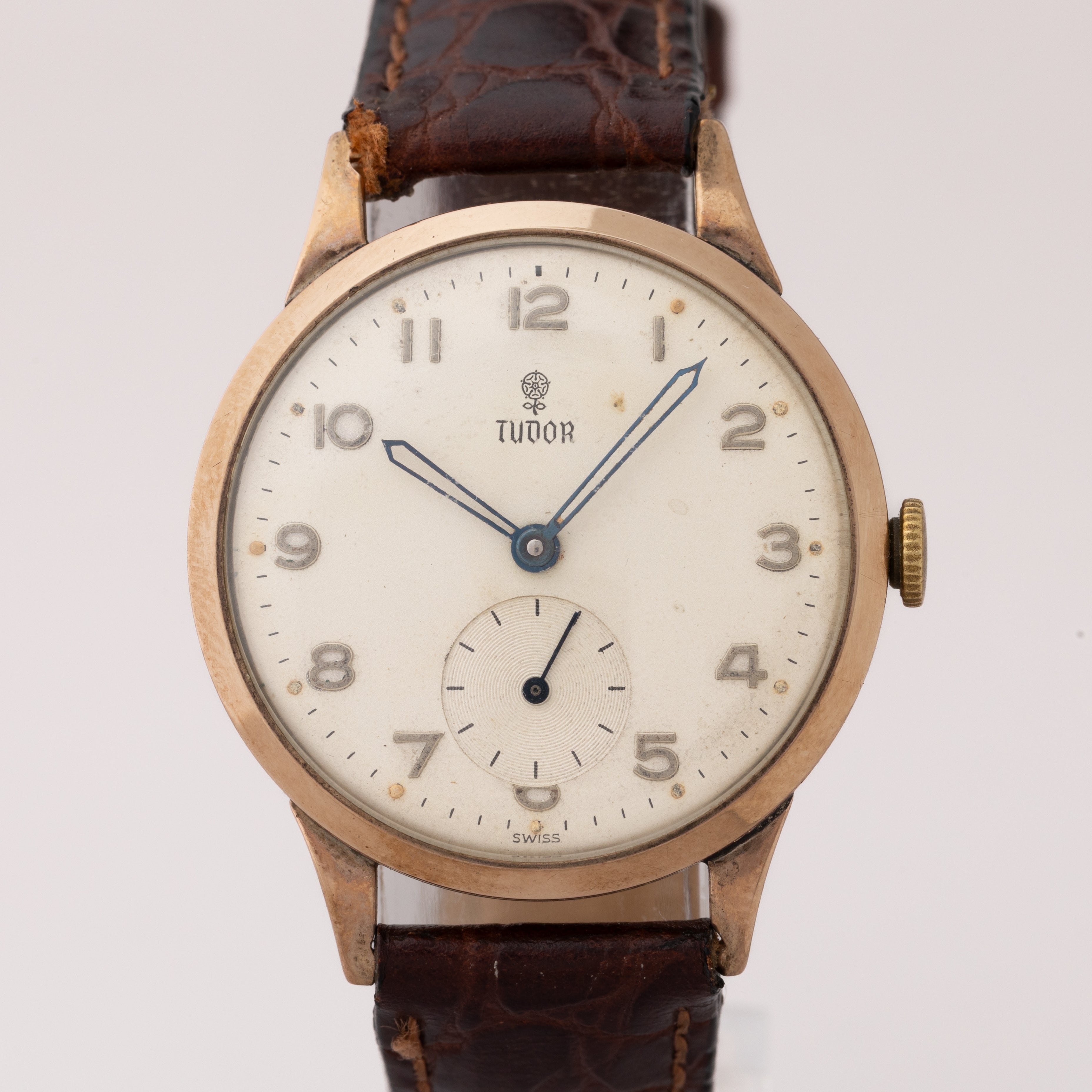 チューダー 小バラ 9金無垢 1930年代 手巻き