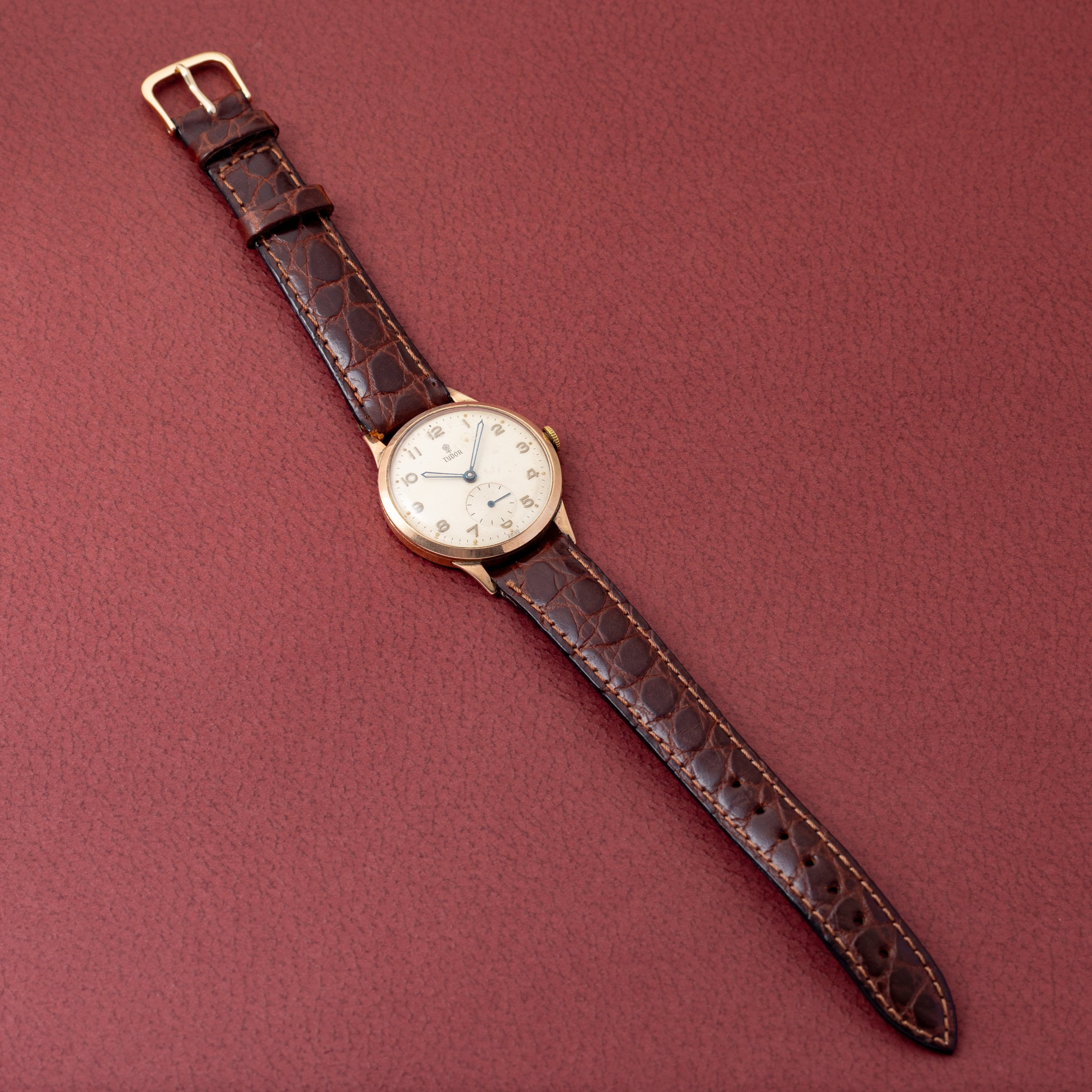 チューダー 小バラ 9金無垢 1930年代 手巻き