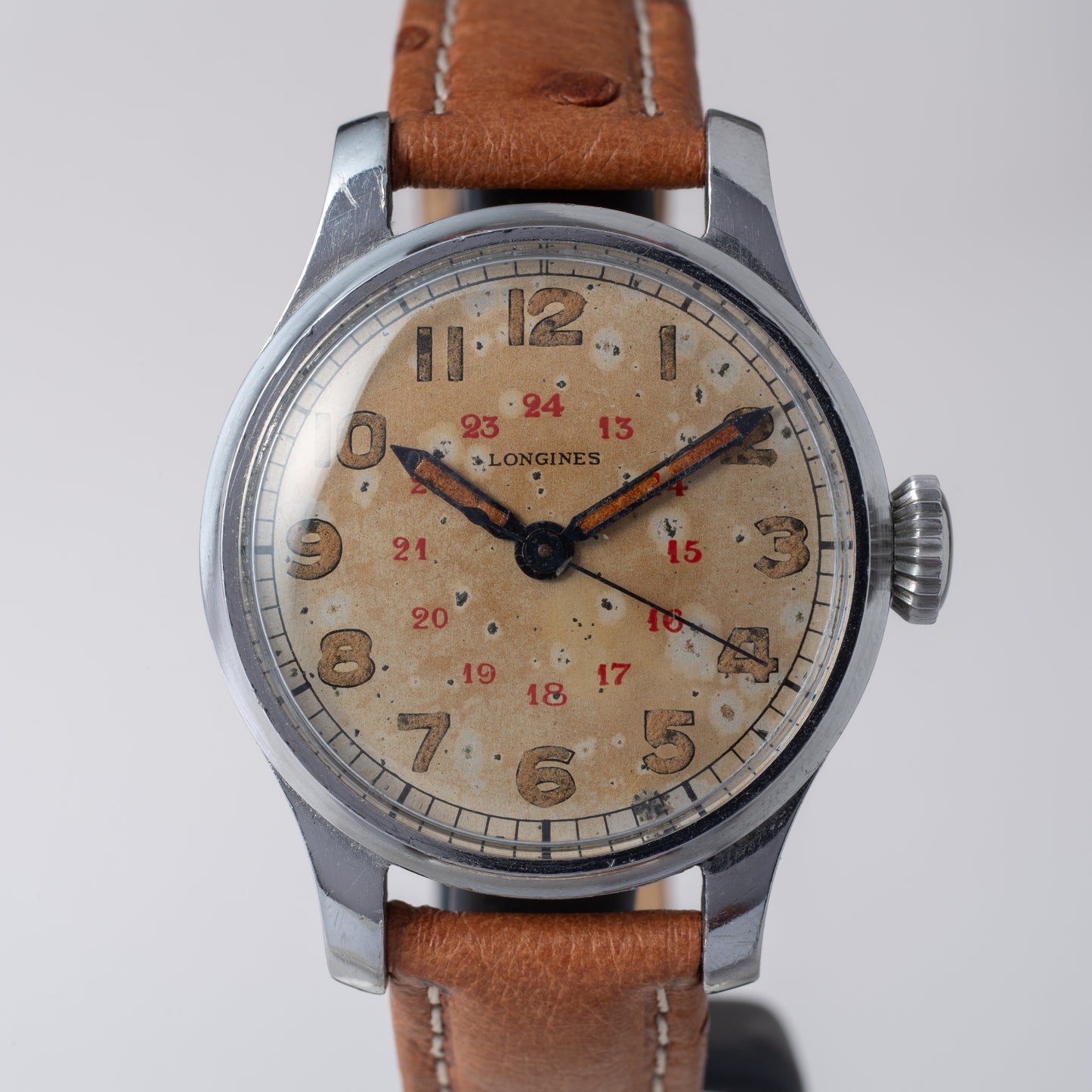 ロンジン ラウンドケース 手巻き Cal.12L 1940年代