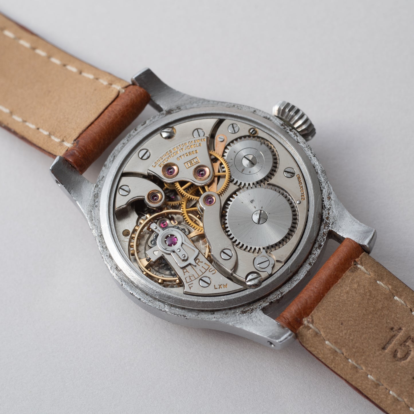 ロンジン ラウンドケース 手巻き Cal.12L 1940年代