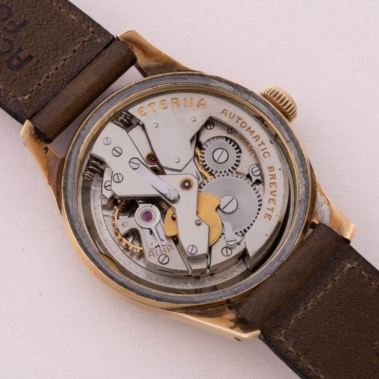 エテルナ 1940年代 バンパー オートマチック 14金無垢ケース