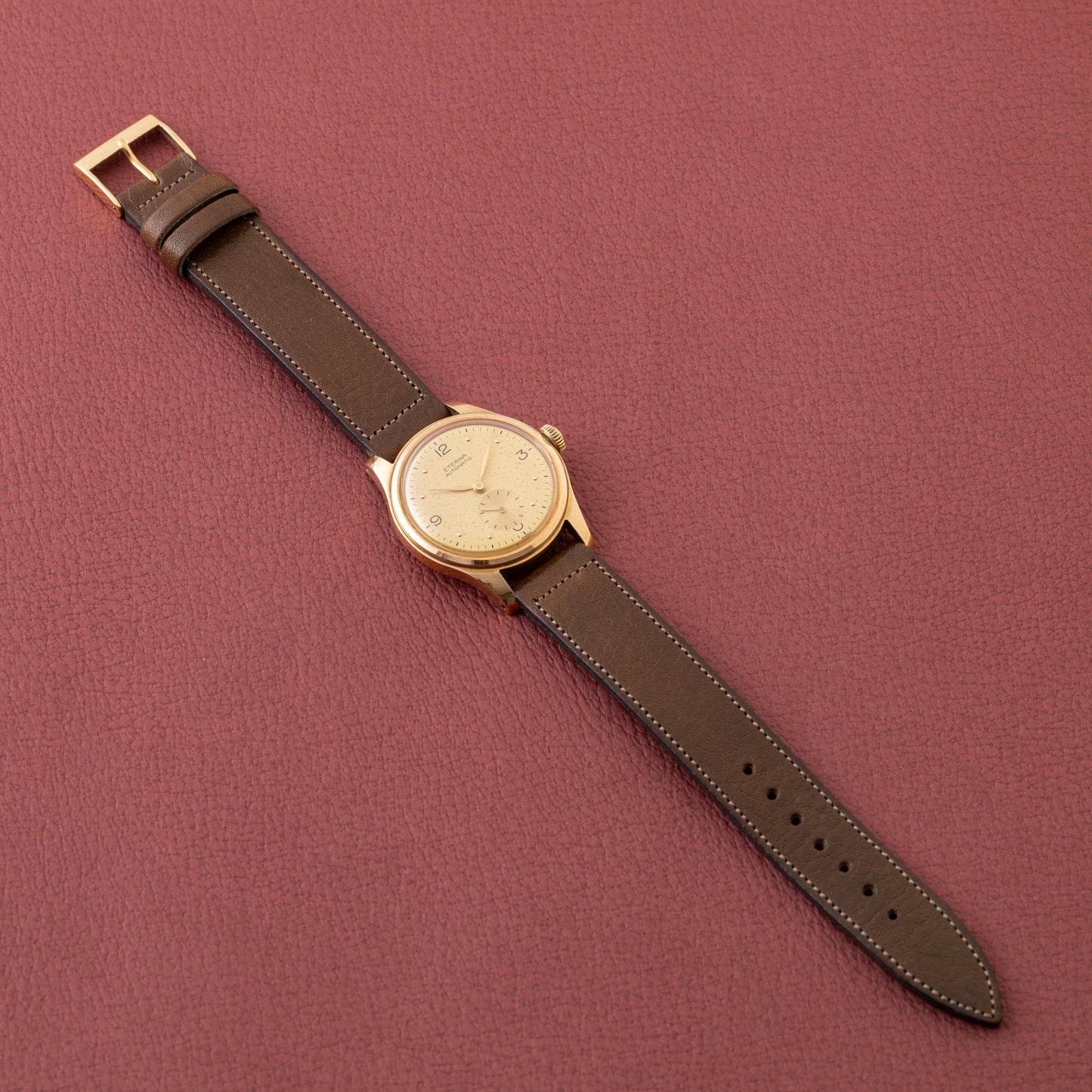 エテルナ 1940年代 バンパー オートマチック 14金無垢ケース