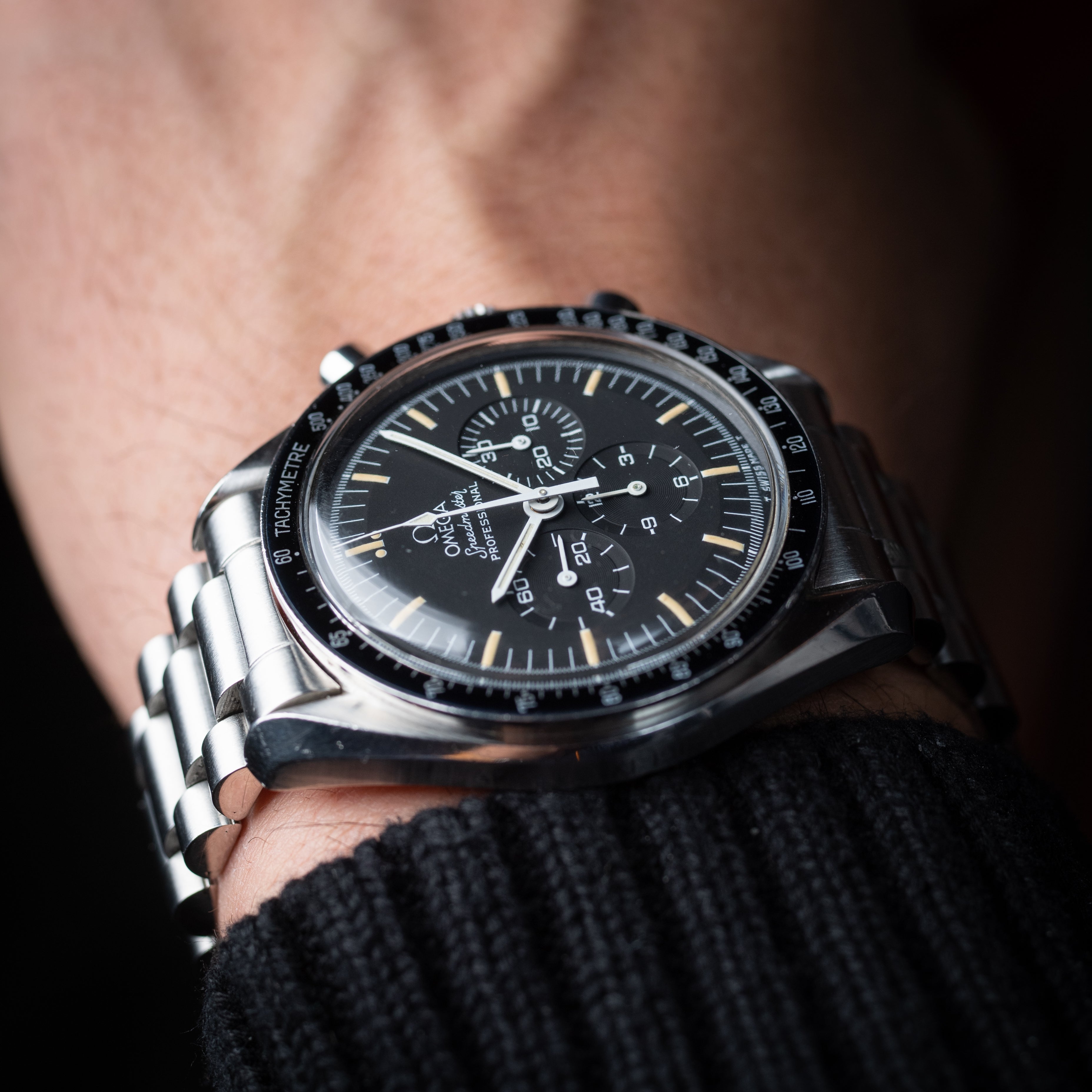オメガ 1989年製 スピードマスタープロフェッショナル アポロ11号月面着陸20周年記念限定モデル