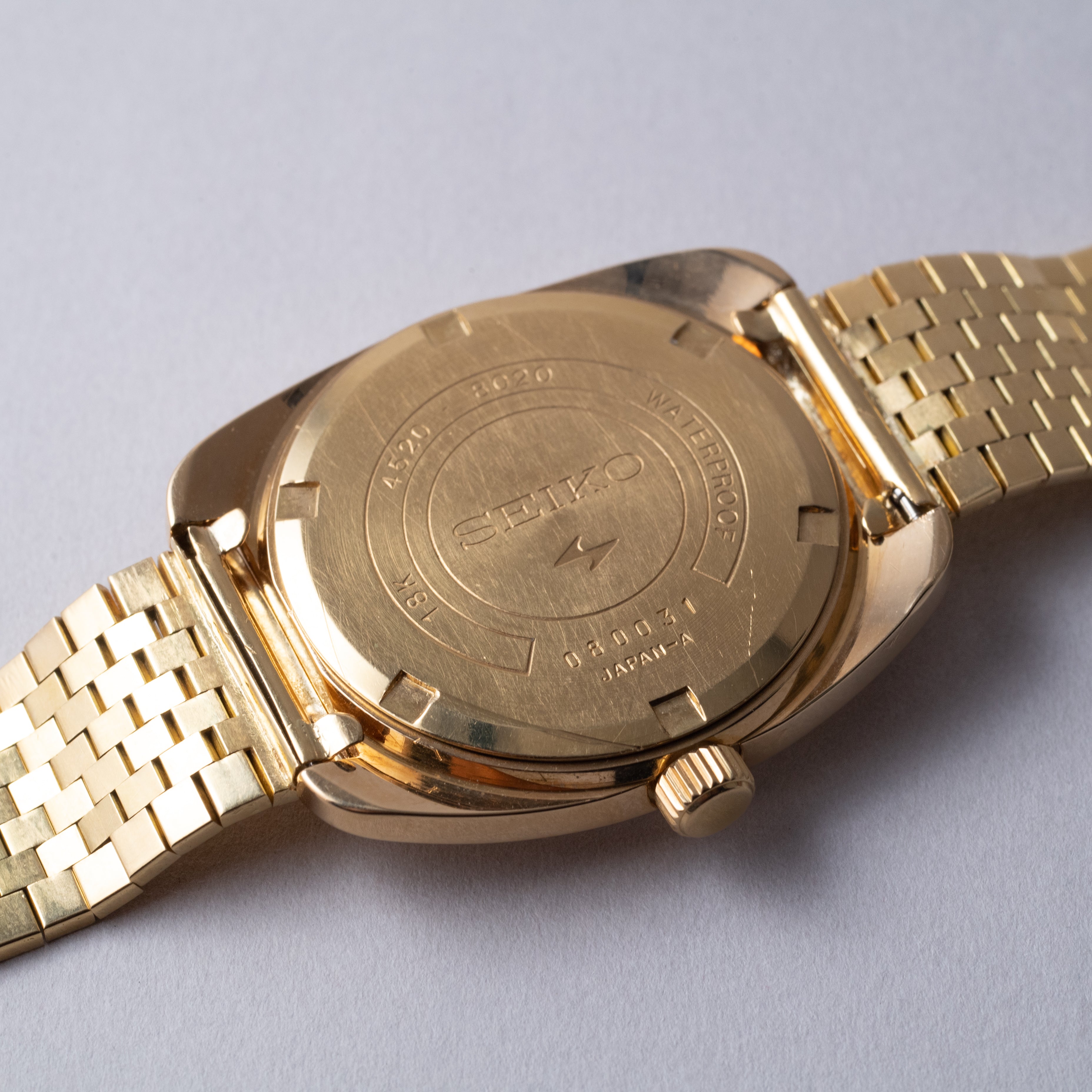 セイコー 天文台クロノメーター グランドセイコー Ref.4520-8020 1970年製/昭和45年製 18金無垢ケースブレス