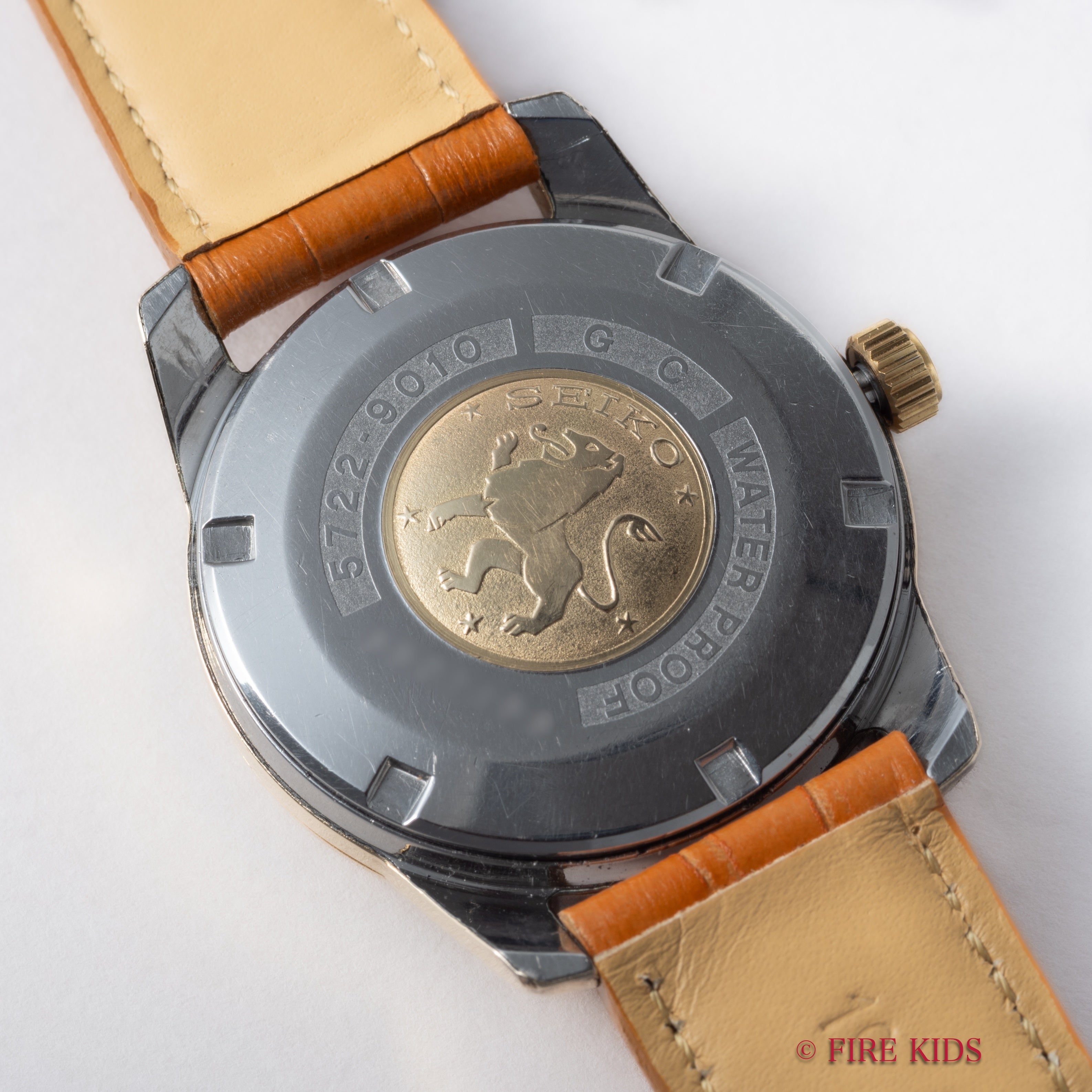 グランドセイコー セカンドモデル後期 GCケース 1966年製 Ref.5722-9010 57GS ライオンメダリオン