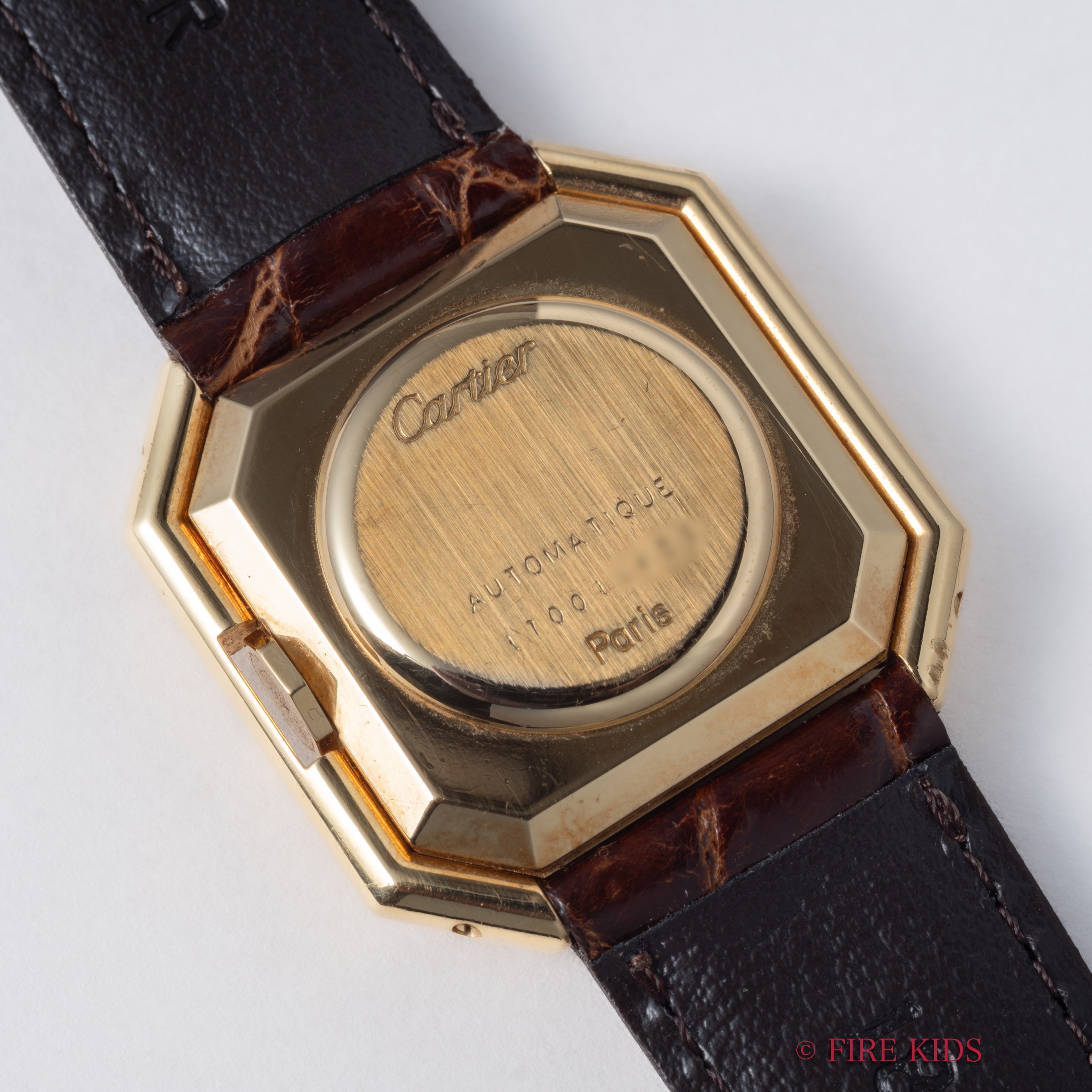 カルティエ サンチュール XLサイズ 自動巻 18金無垢イエローゴールド 1970年代製