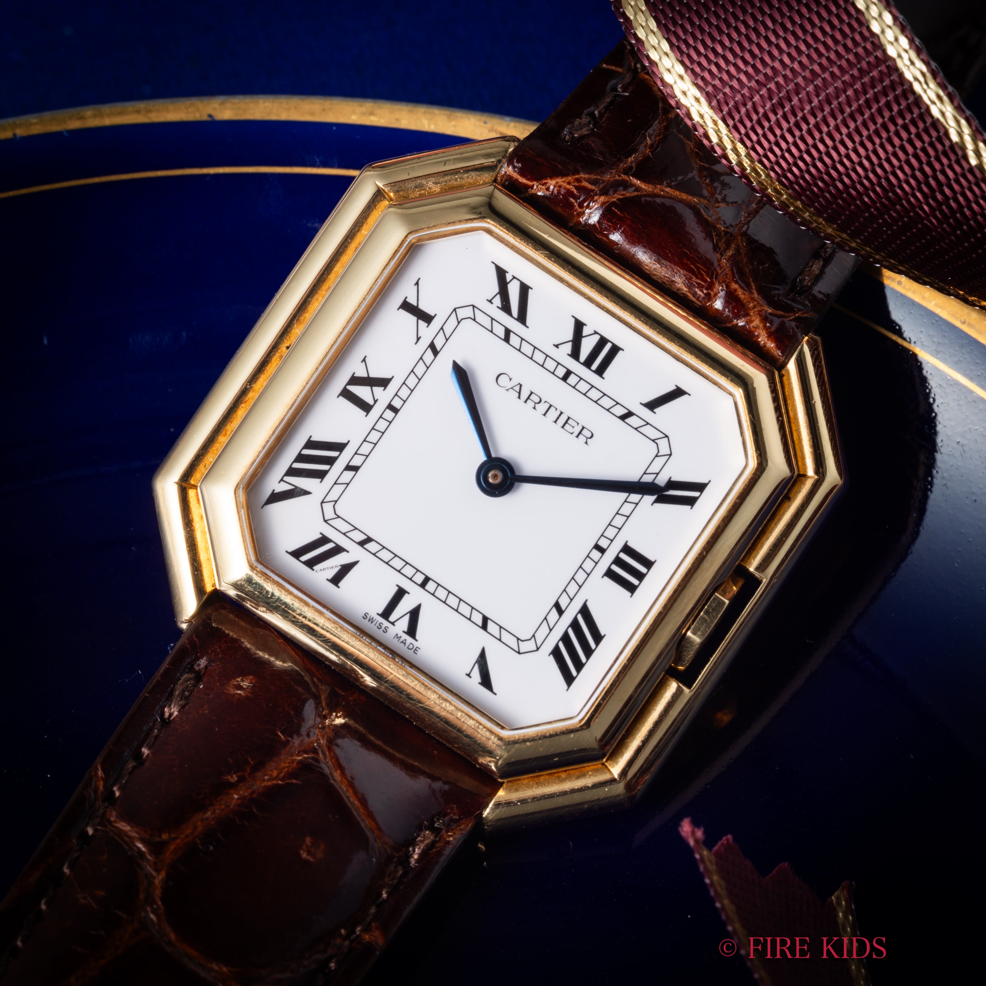 カルティエ サンチュール XLサイズ 自動巻 18金無垢イエローゴールド 1970年代製