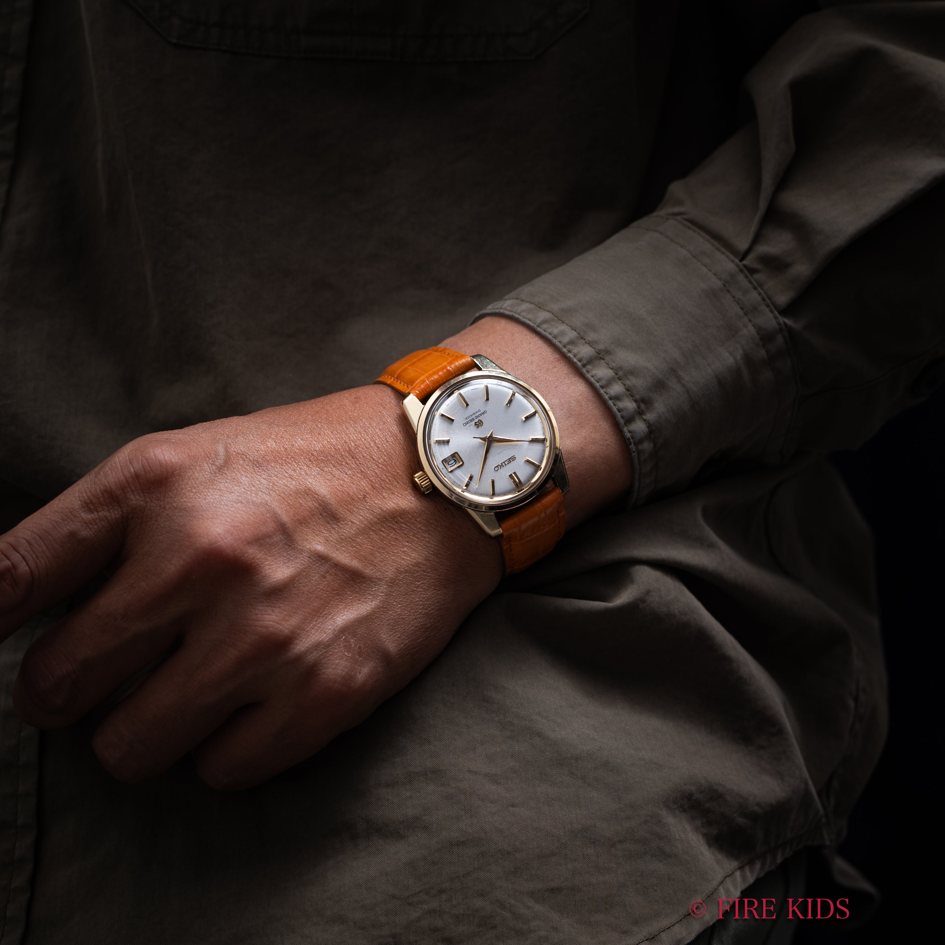 グランドセイコー セカンドモデル後期 GCケース 1966年製 Ref.5722-9010 57GS ライオンメダリオン