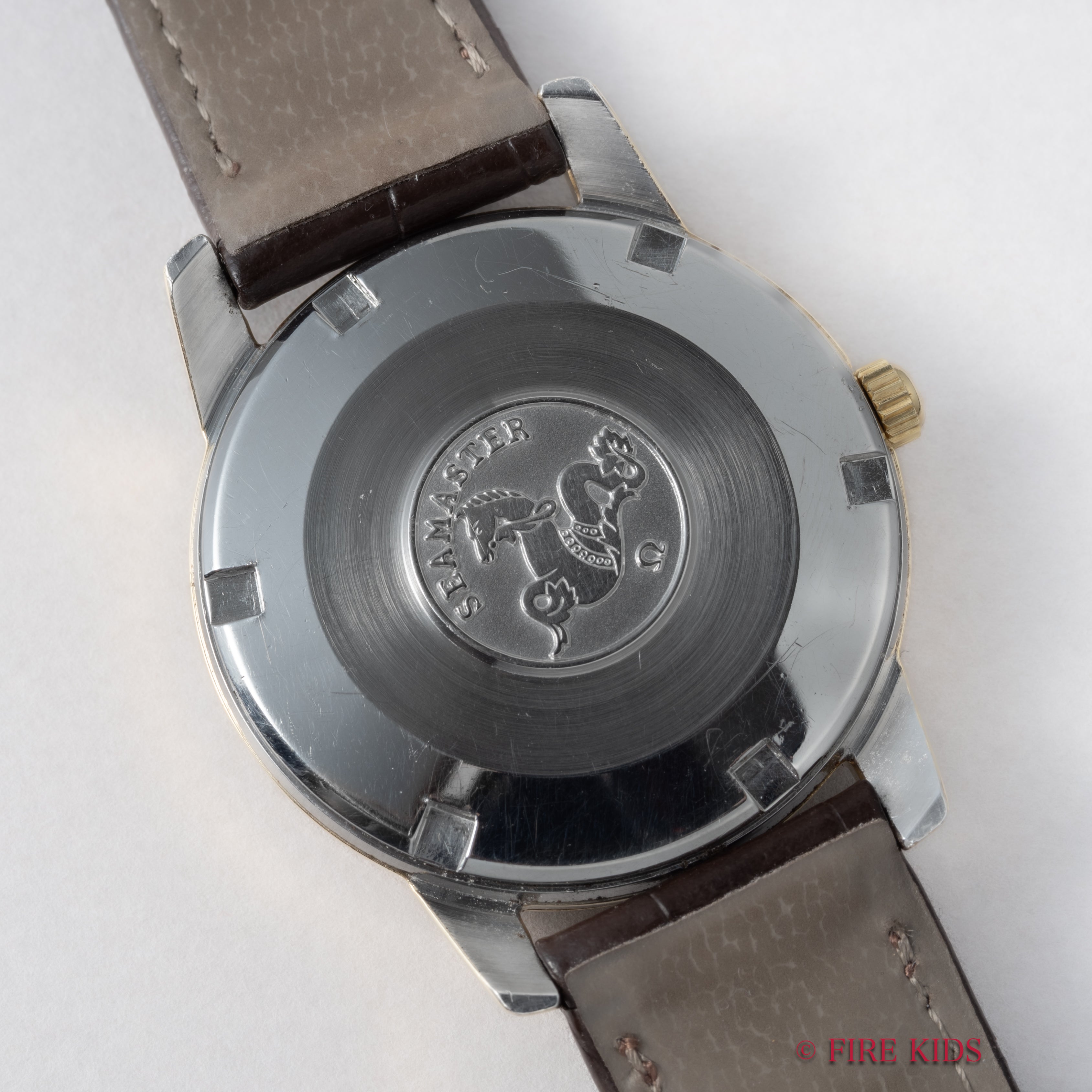 オメガ シーマスター CAPゴールド 1963年製 Ref.165.011-63 SC 純正尾錠付き