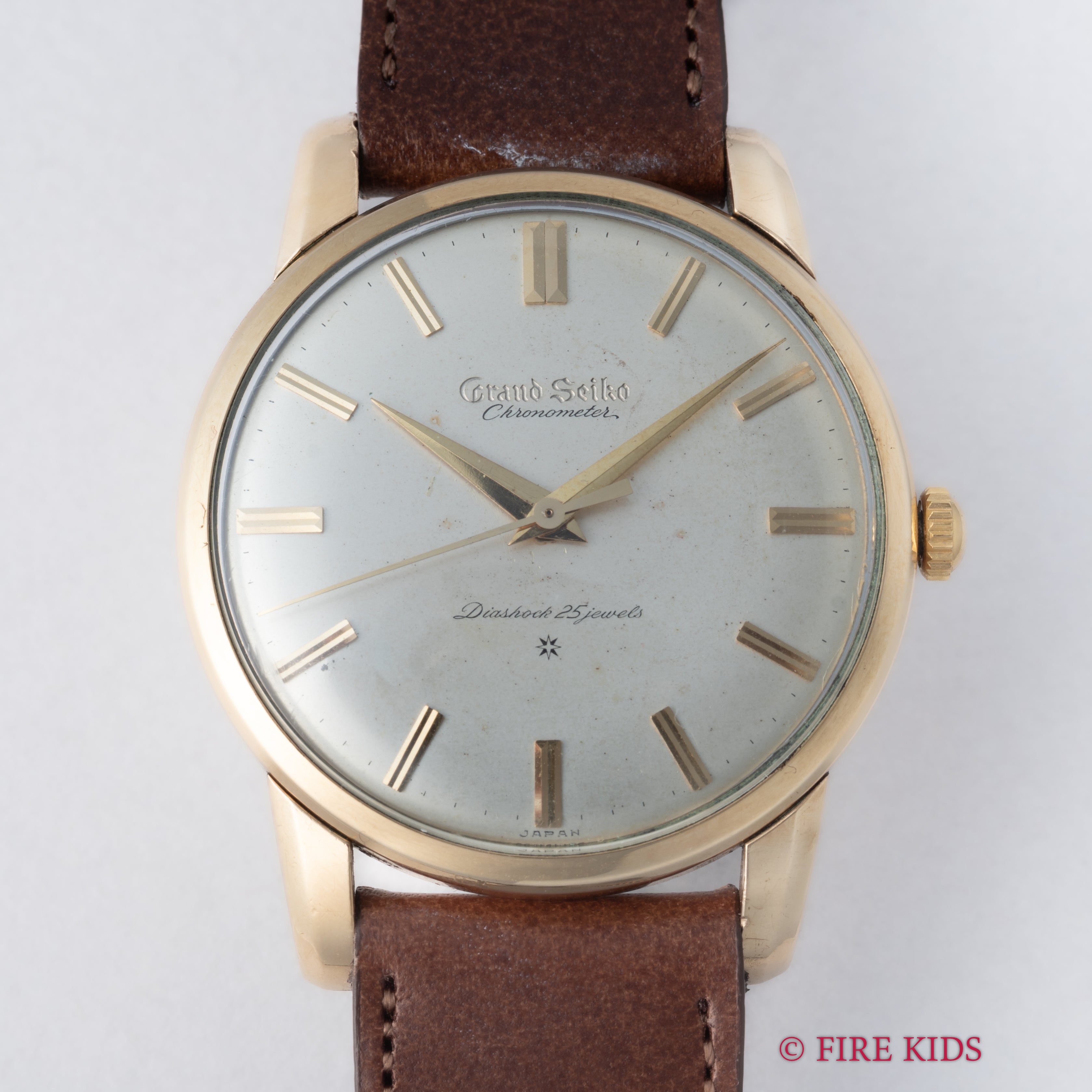 グランドセイコー ファーストモデル 1960年製 Ref.J14070GS 彫文字盤 手巻きロービート 初期文字盤