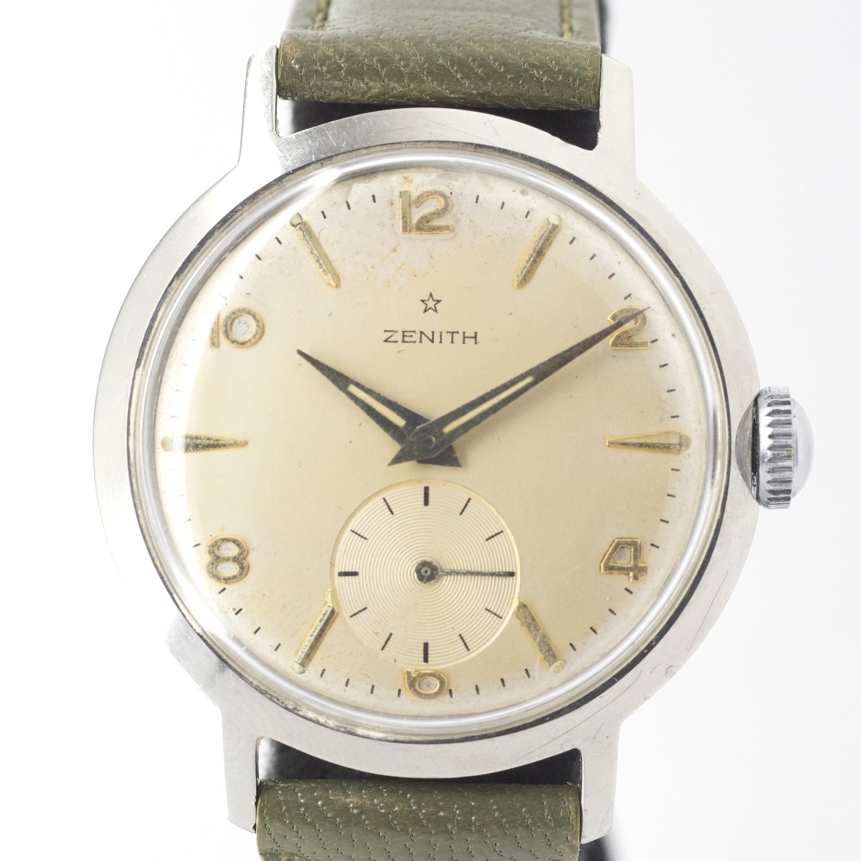 ゼニス ラウンド スモセコ 飛びアラビア 1940年代