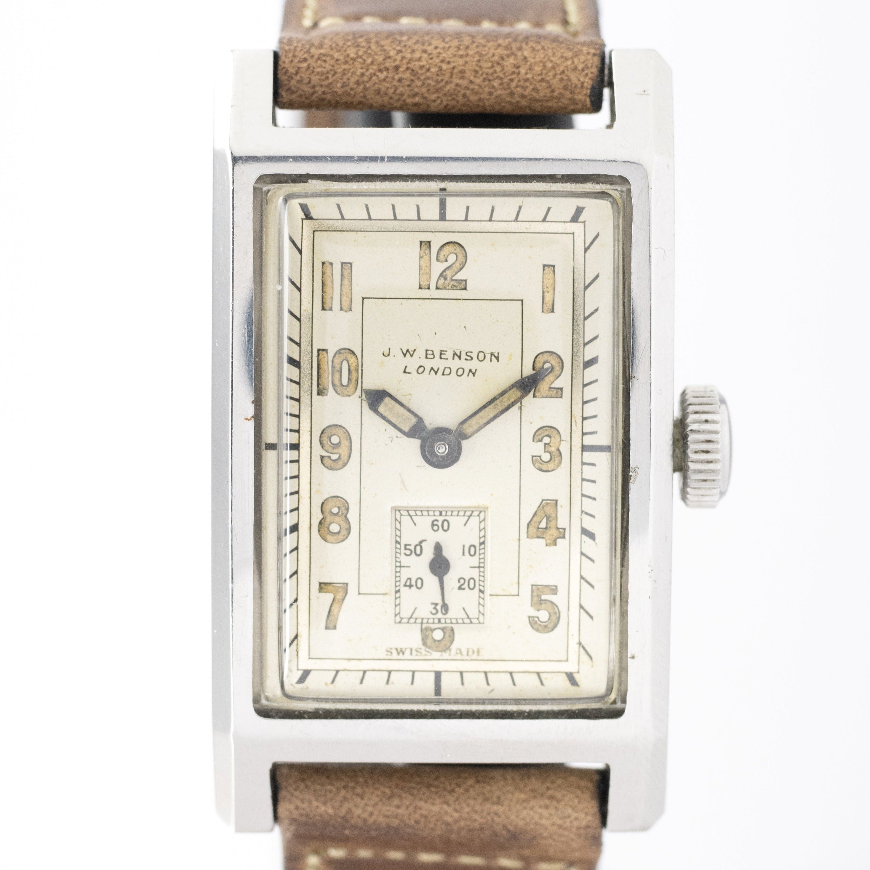 J.W.BENSON スクエアクラムシェルケース 防水ケース 1940年代