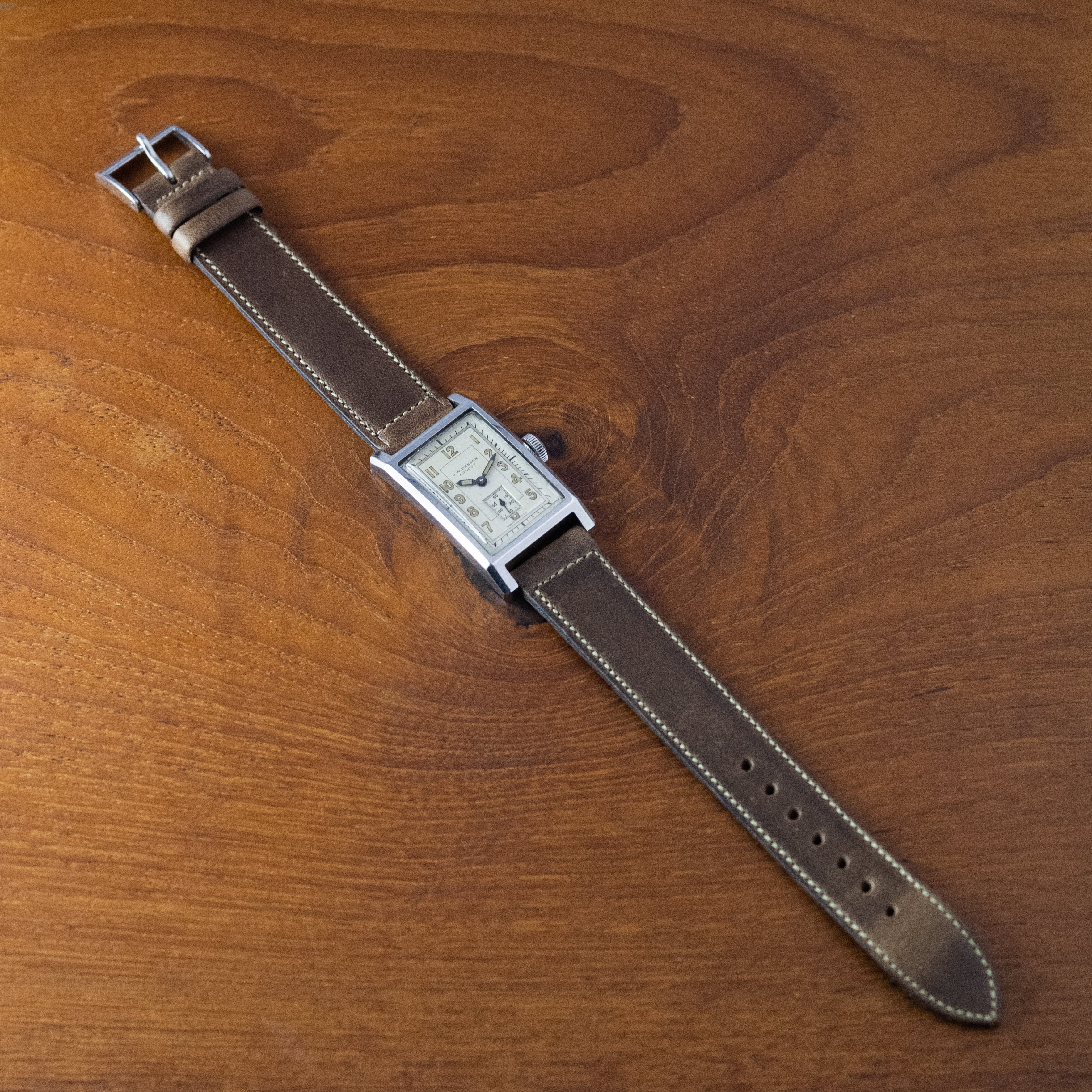 J.W.BENSON スクエアクラムシェルケース 防水ケース 1940年代