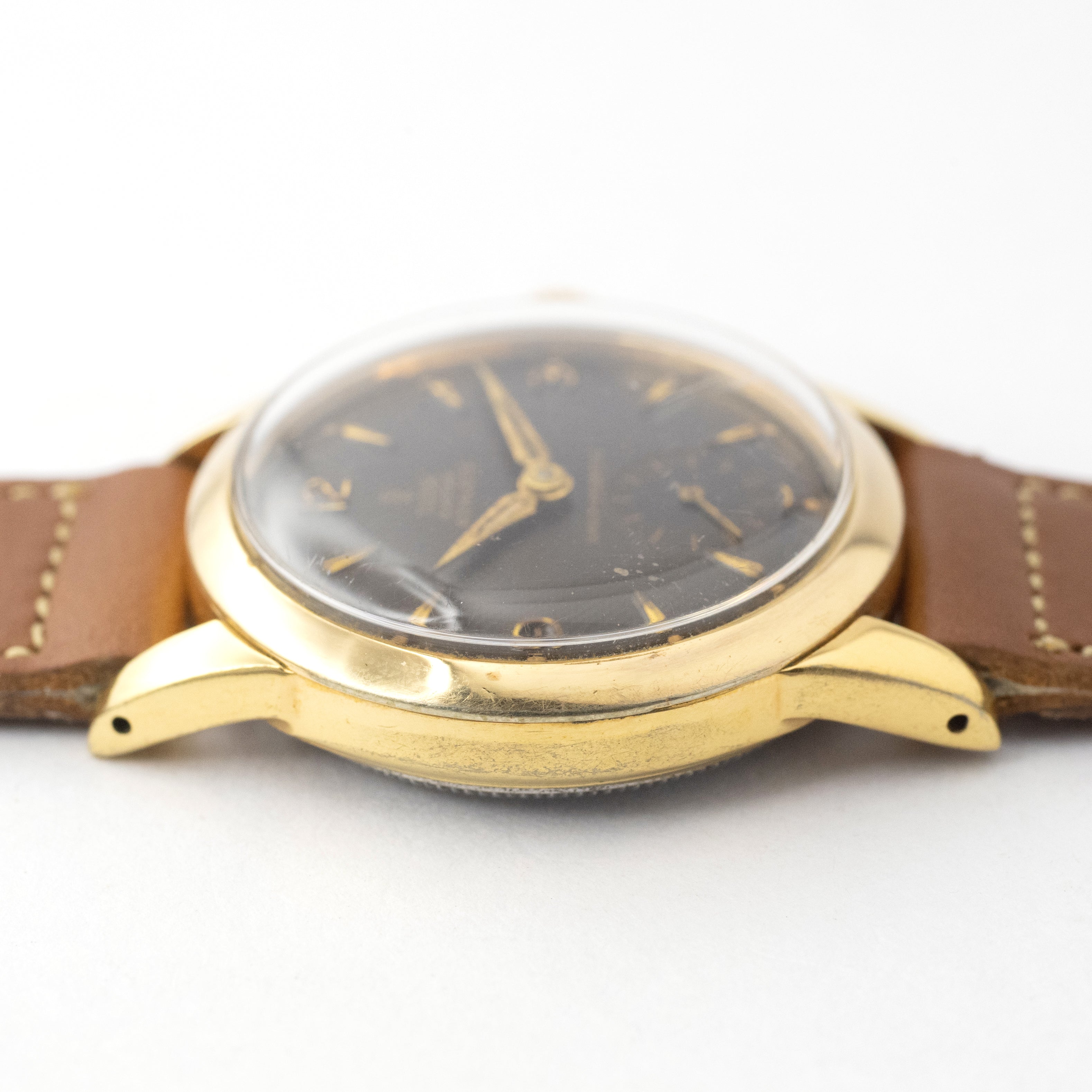 TUDOR オイスター アスリート 小薔薇 ハニカムブラウンダイヤル 1950年代