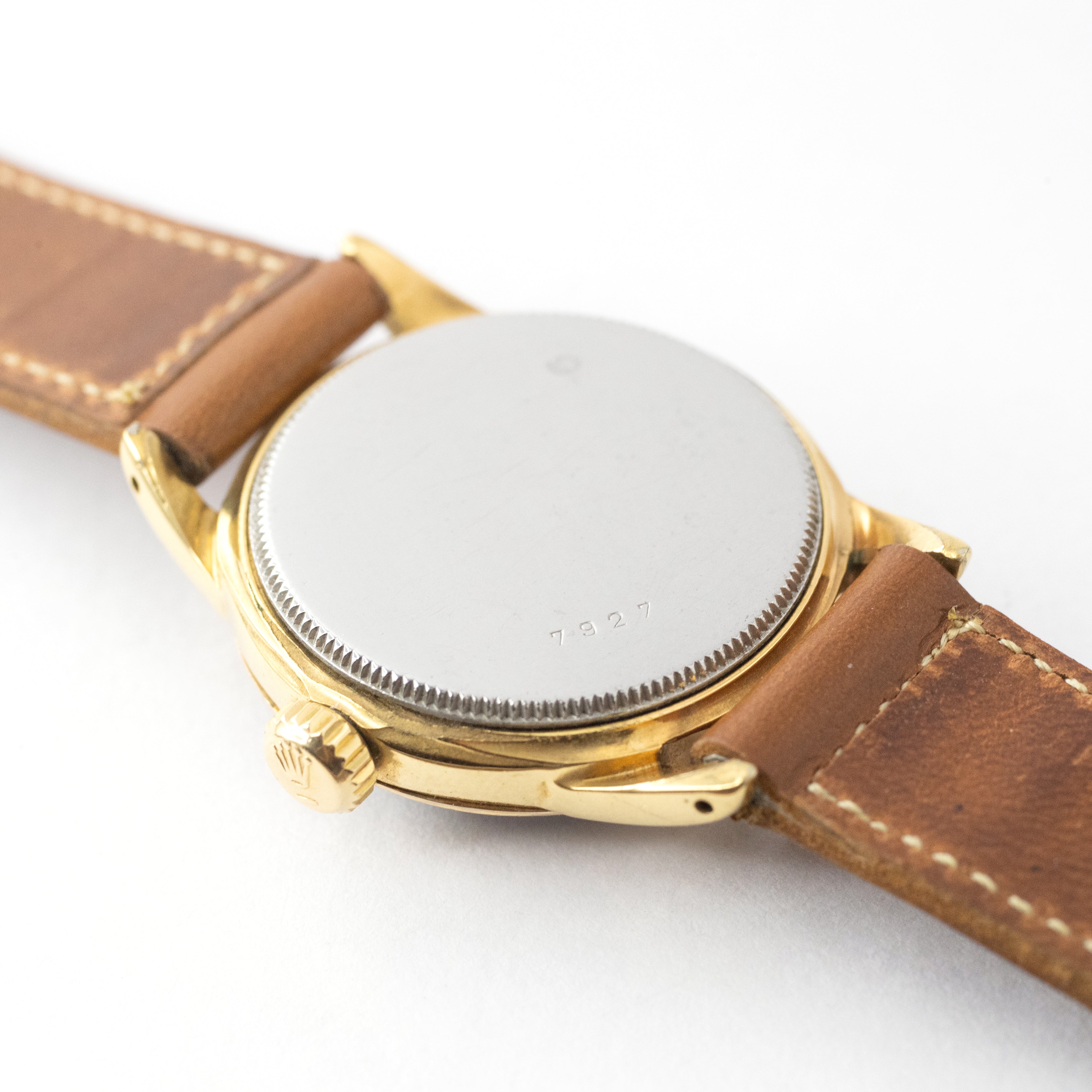 TUDOR オイスター アスリート 小薔薇 ハニカムブラウンダイヤル 1950年代