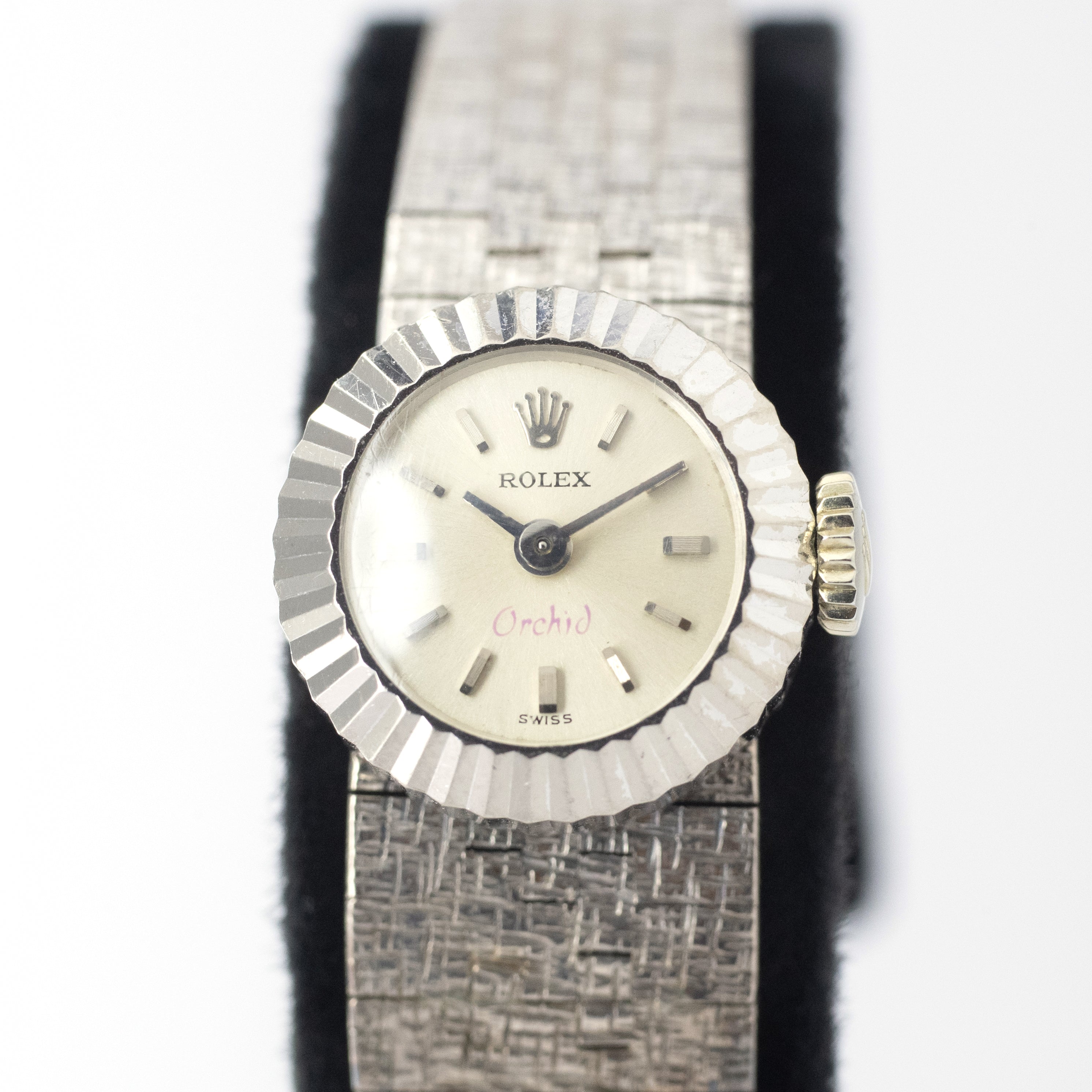 ロレックス カメレオンオーキッド18KWG 1960年代製