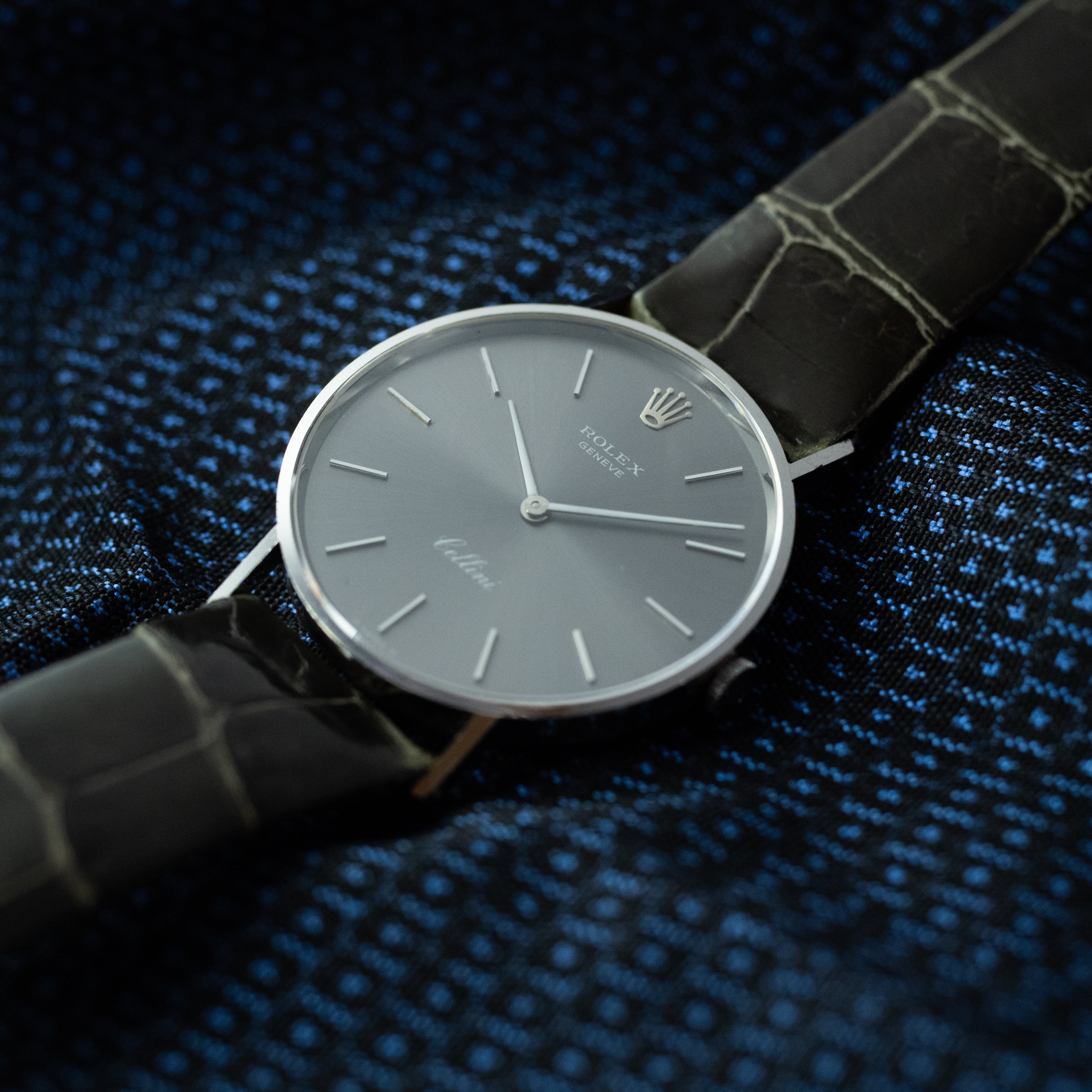 ロレックス チェリーニ 18KWG 1973年製 ギャラ付