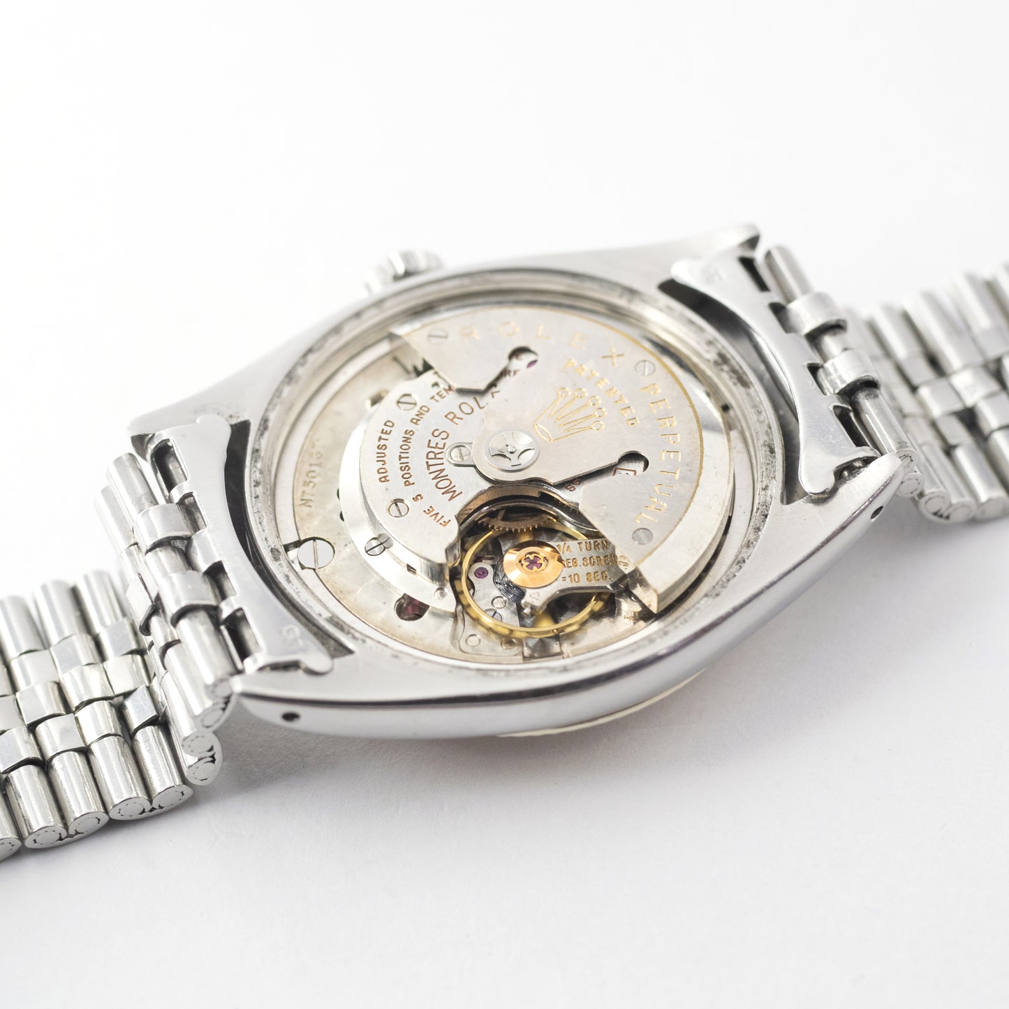 ロレックス デイトジャスト Ref.6605 アイボリー 1959年製