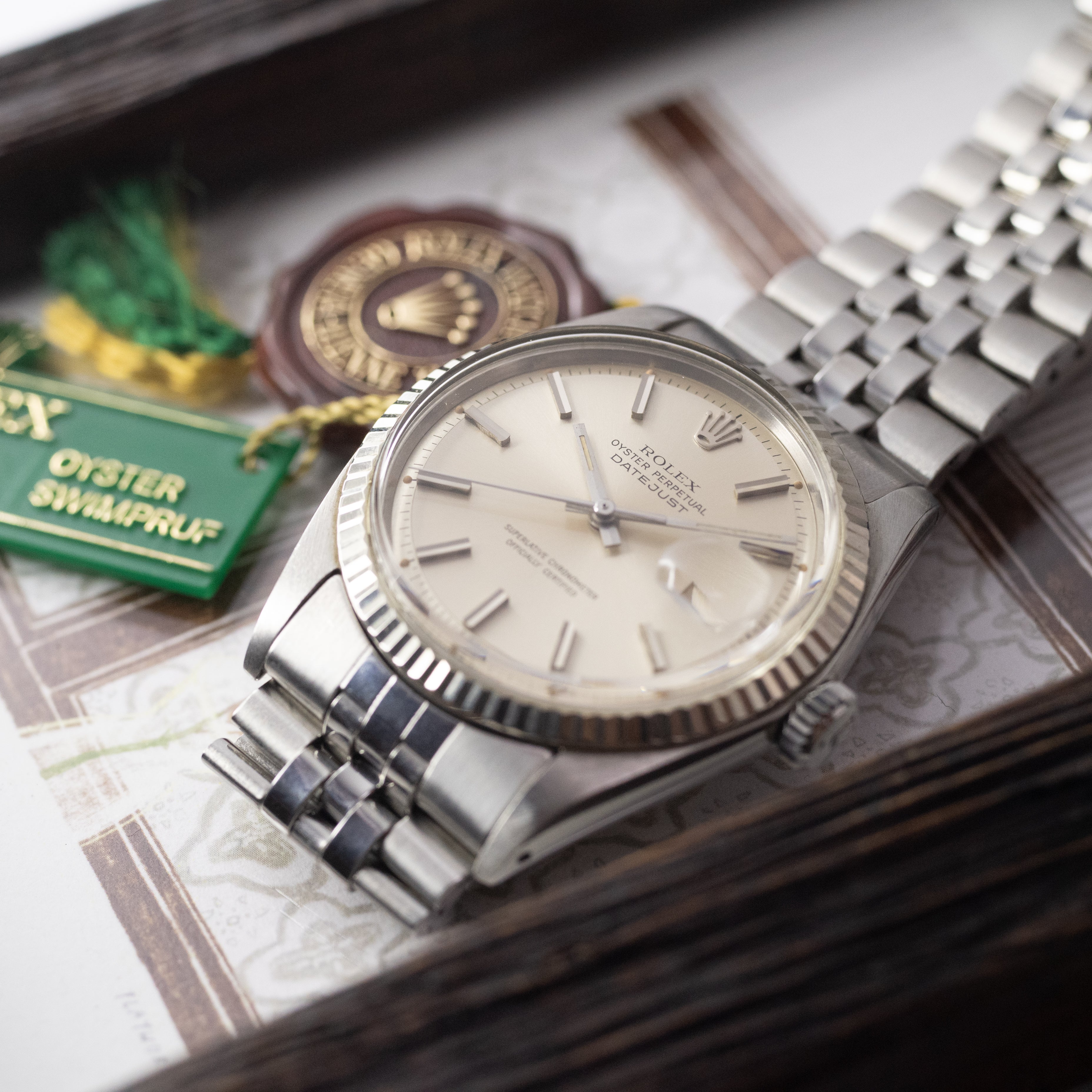 ロレックスデイトジャスト 1601 1971年製 箱ギャラ付き