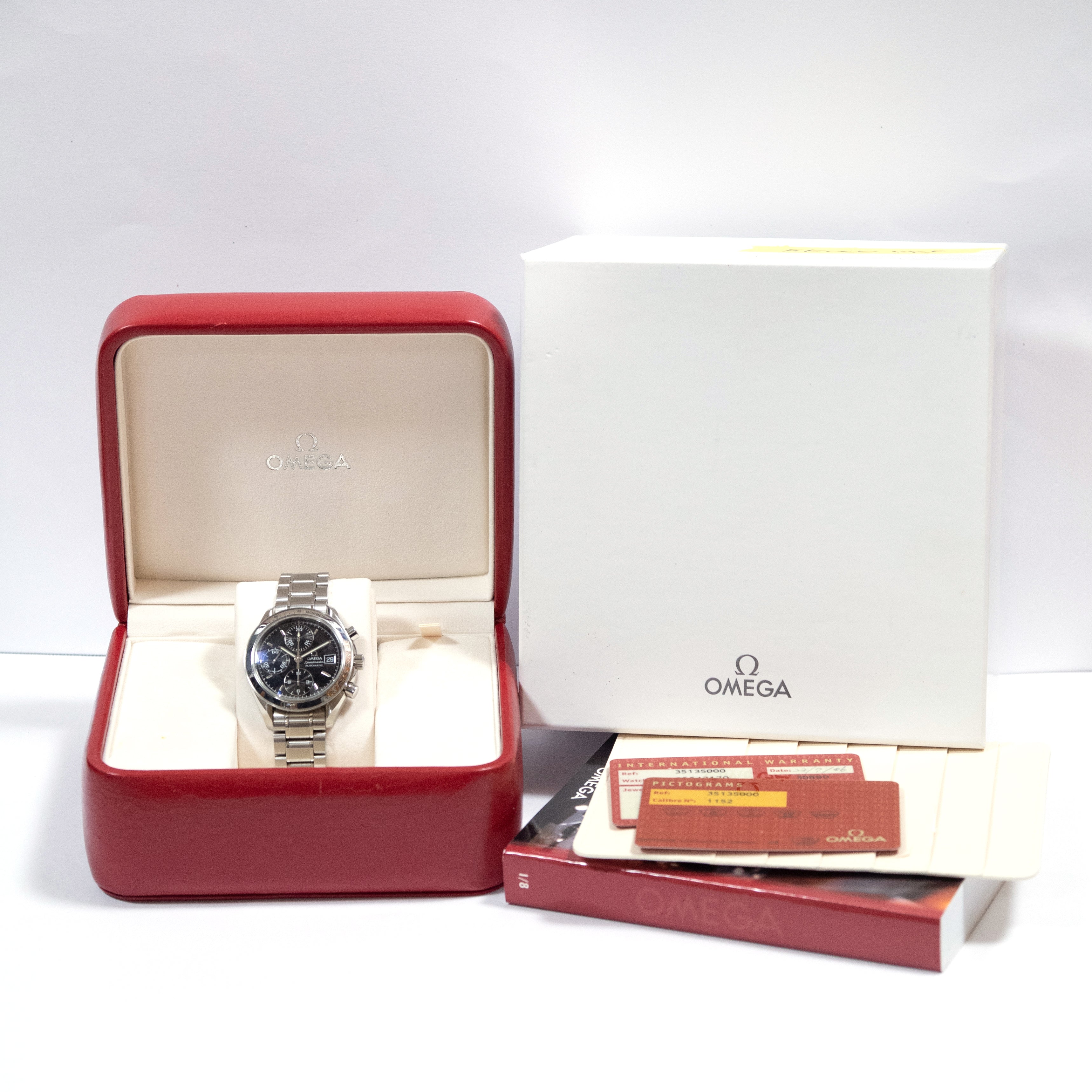 オメガスピードマスター オートマチック ブラックダイヤル 1998年製