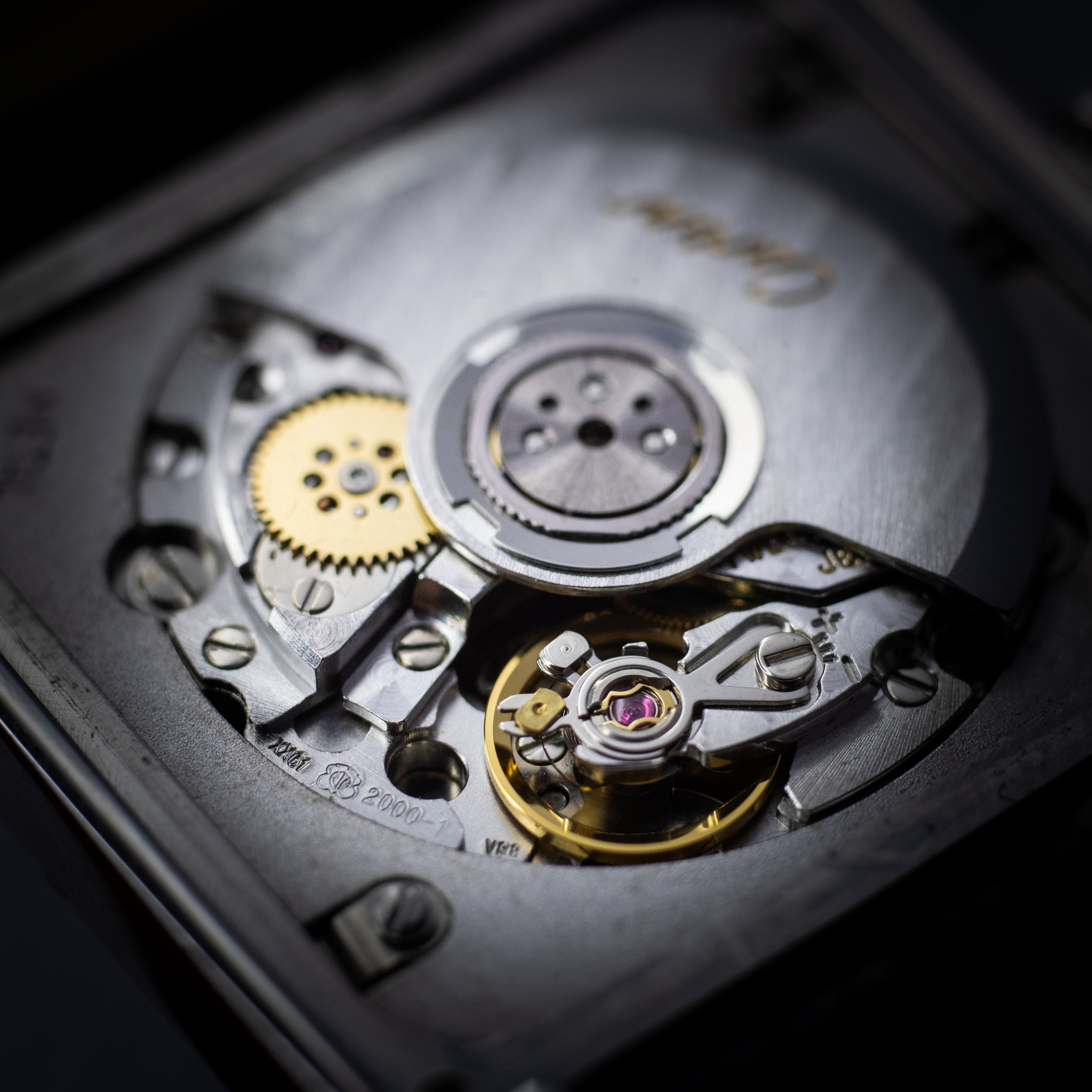 カルティエ タンクフランセーズ LM 18KWG 1990年代 自動巻き