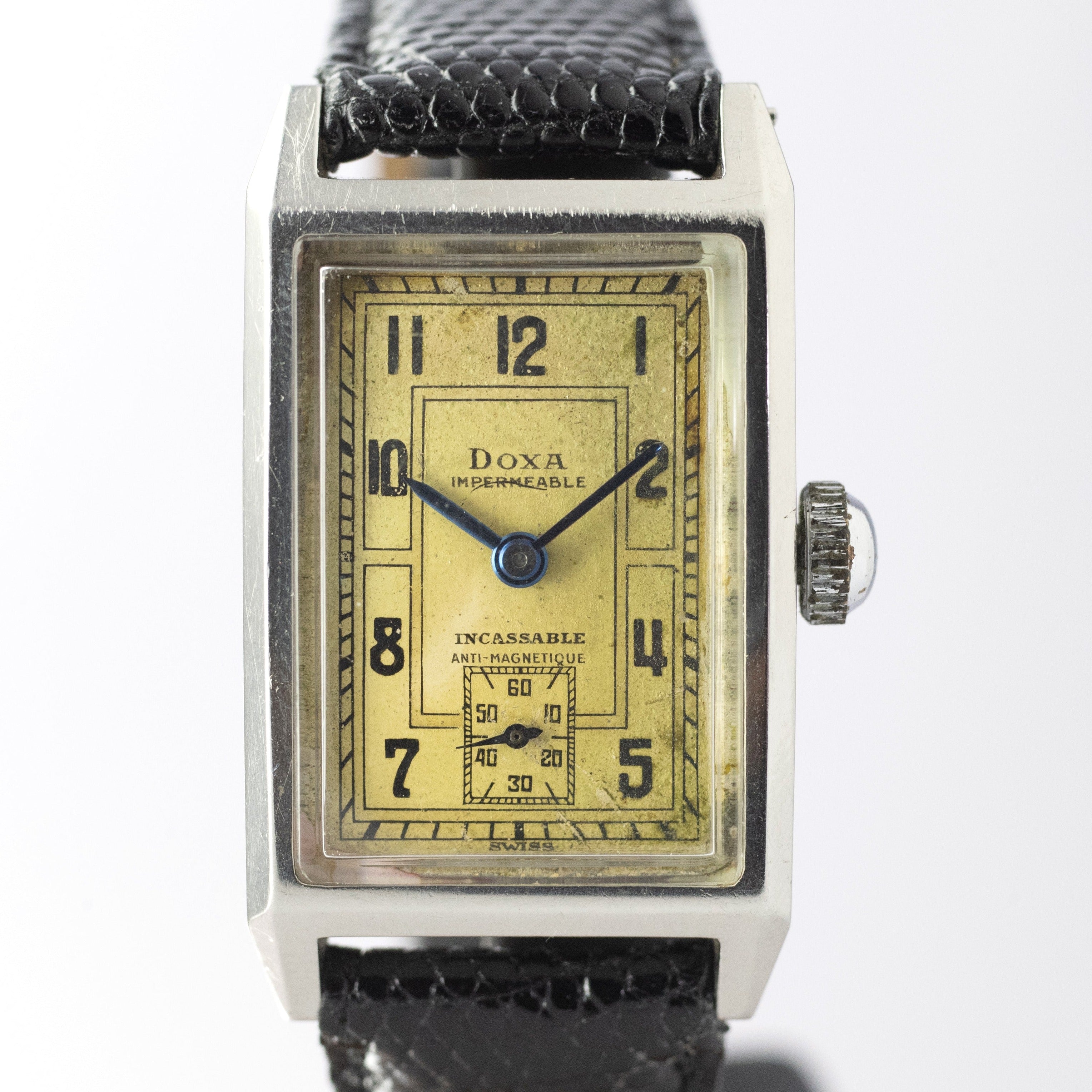 DOXA クラムシェルケース 1940年代製 レクタンギュラー