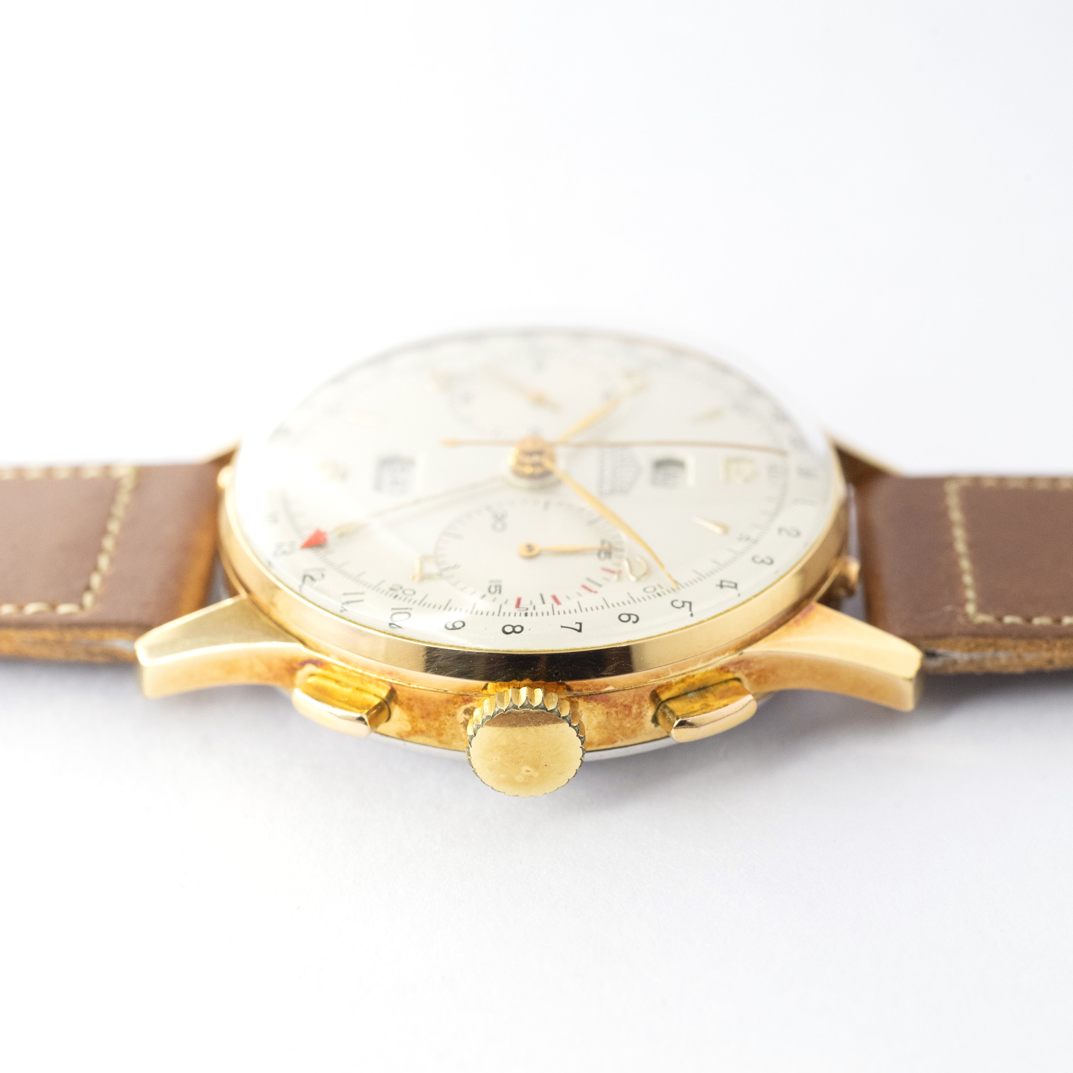 ANGELUS クロノデイト トリプルカレンダー クロノグラフ 1940年代製