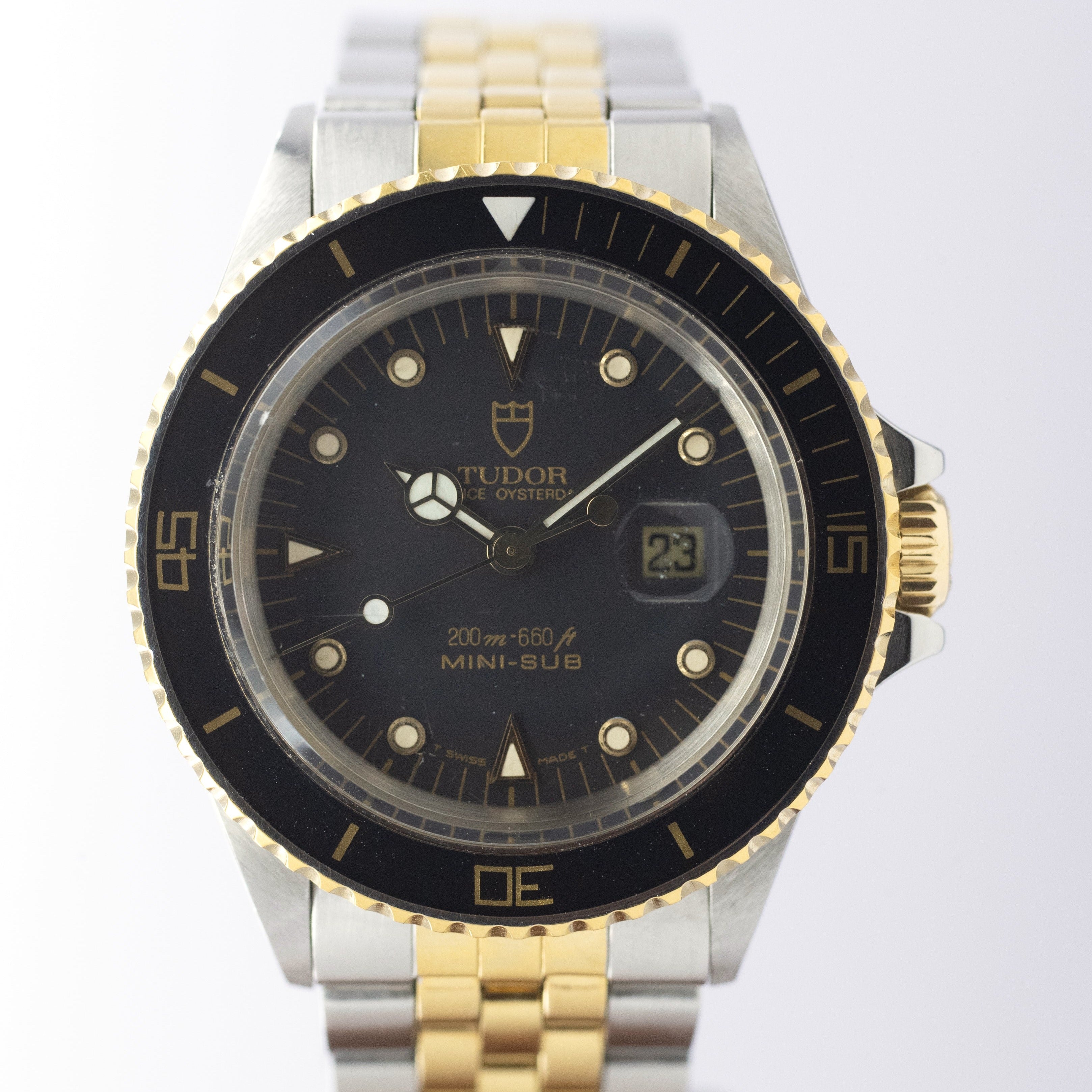 TUDOR MINI SUB 1985年製 ミニサブコンビ Ref.94401 ブラック 箱ギャラ