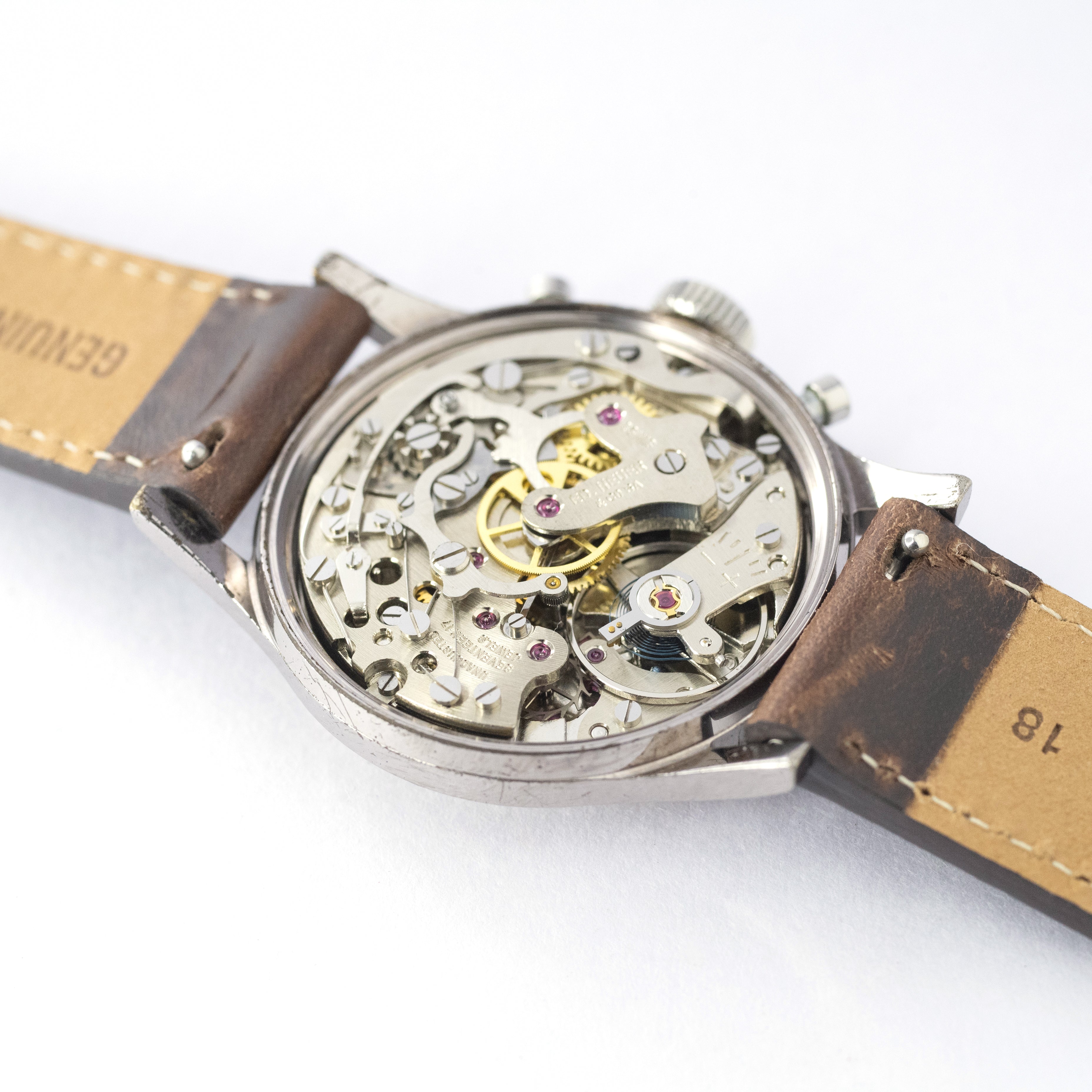 HEUER 2レジスタークロノグラフ 1950年代製 バルジュー92