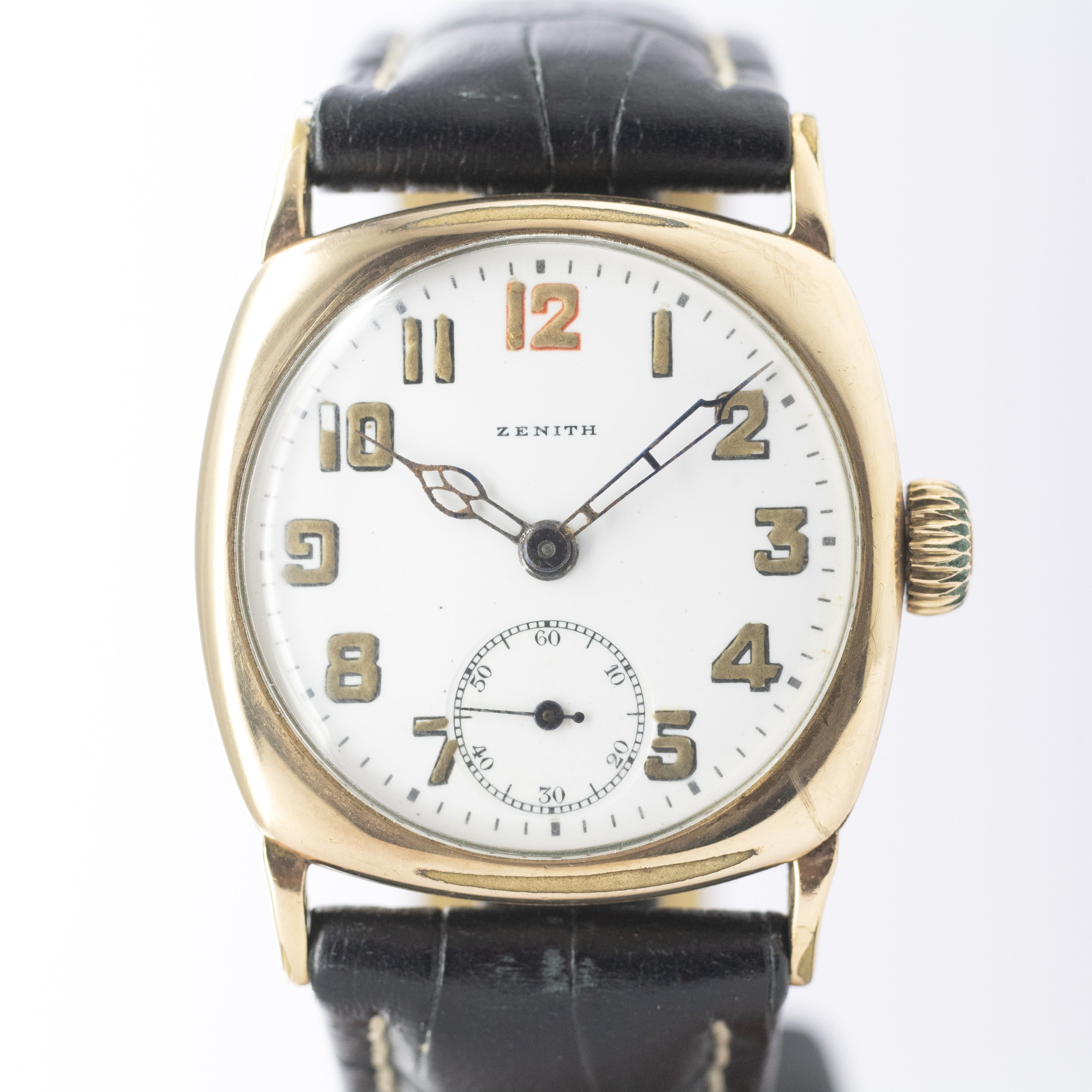 ゼニス ポーセリンダイアル 1920年代製 コブラハンド