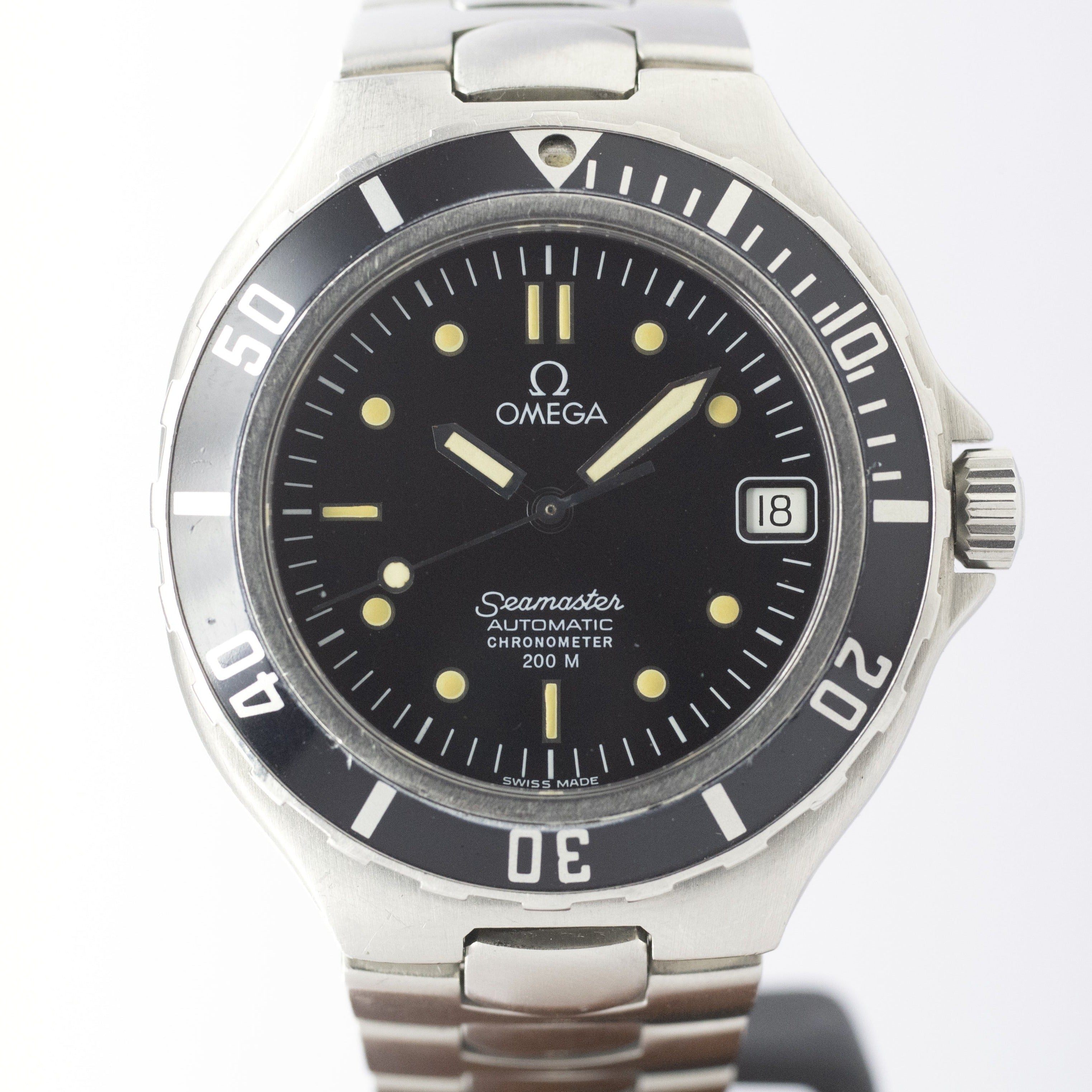 オメガ プレボンド シーマスター 200m ギャラ、説明書、保証書付き 1986~88年製