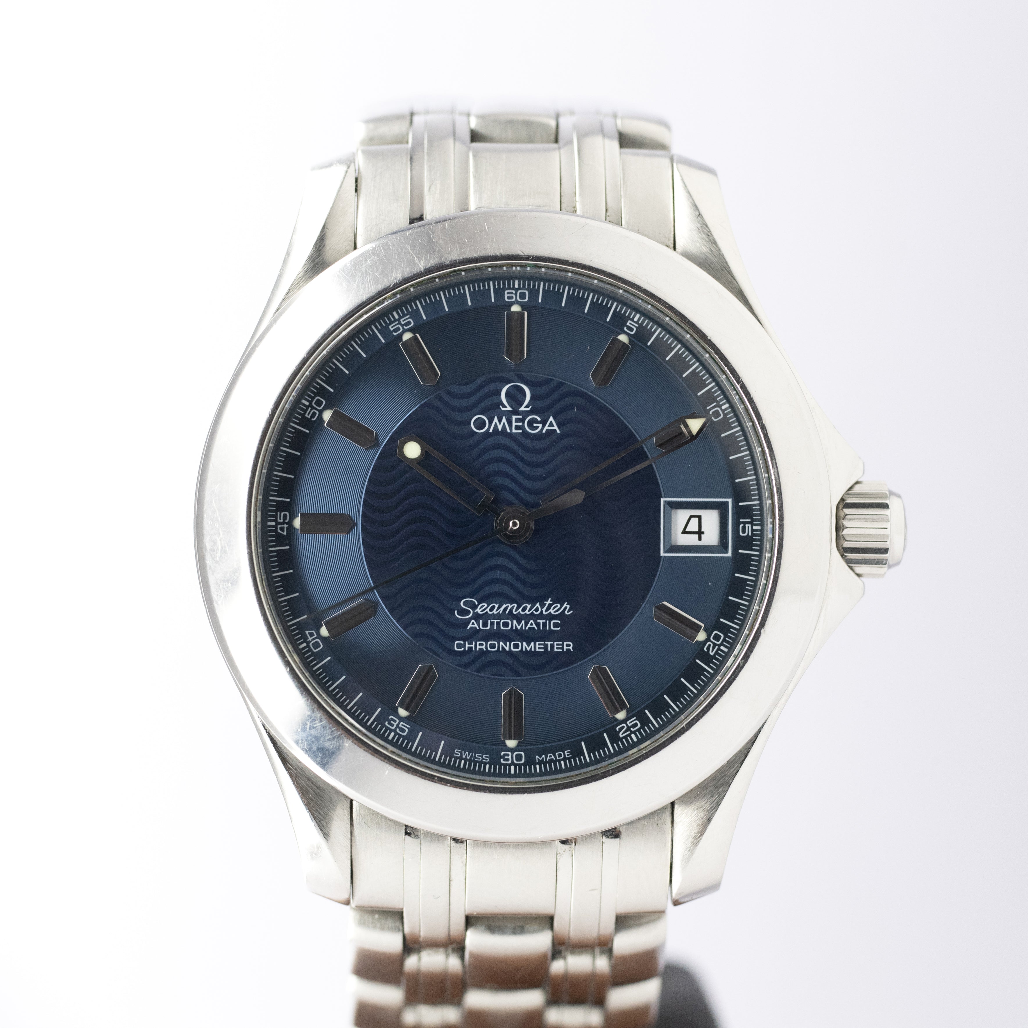 オメガ シーマスター120 1999年製 ブルーダイヤル