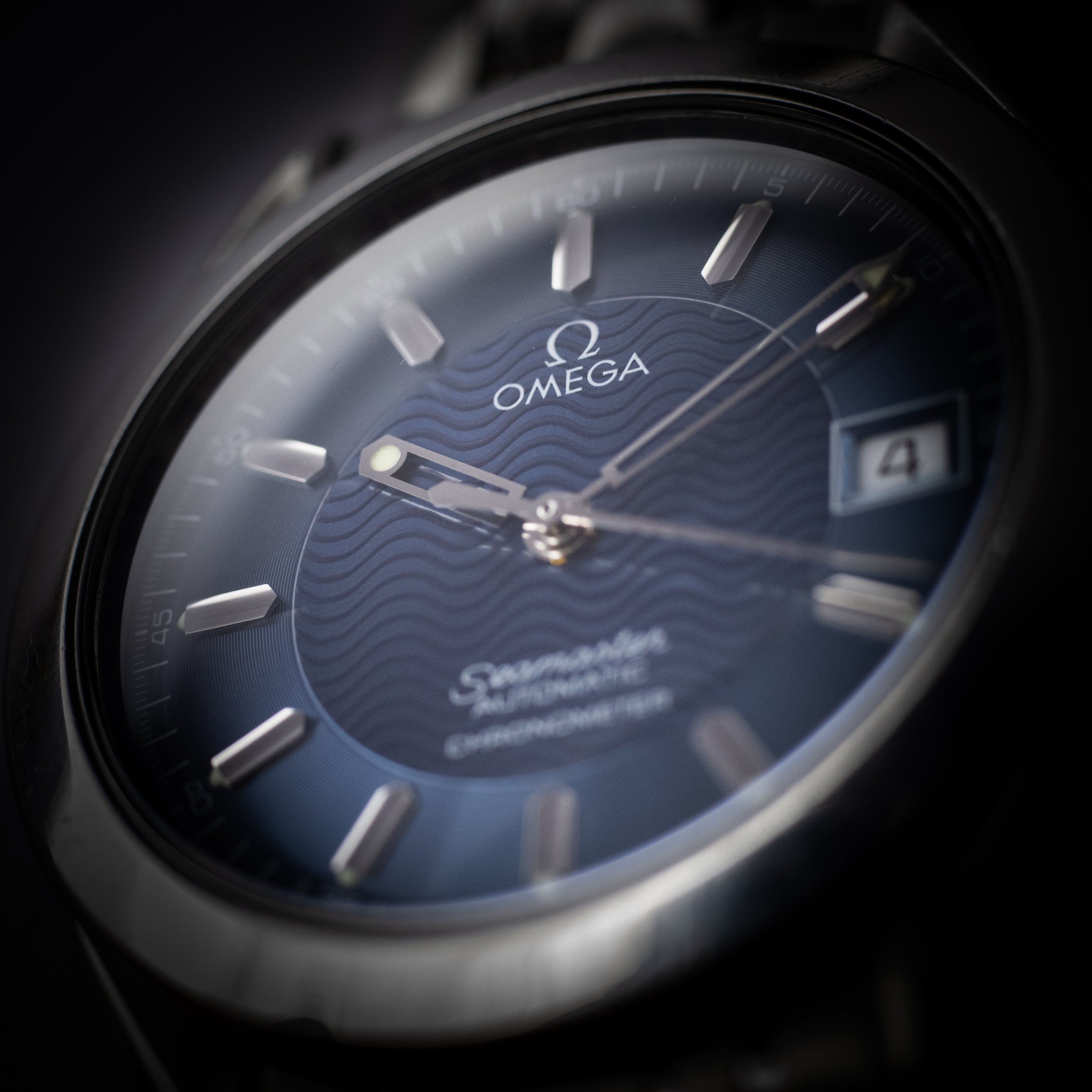 オメガ シーマスター120 1999年製 ブルーダイヤル