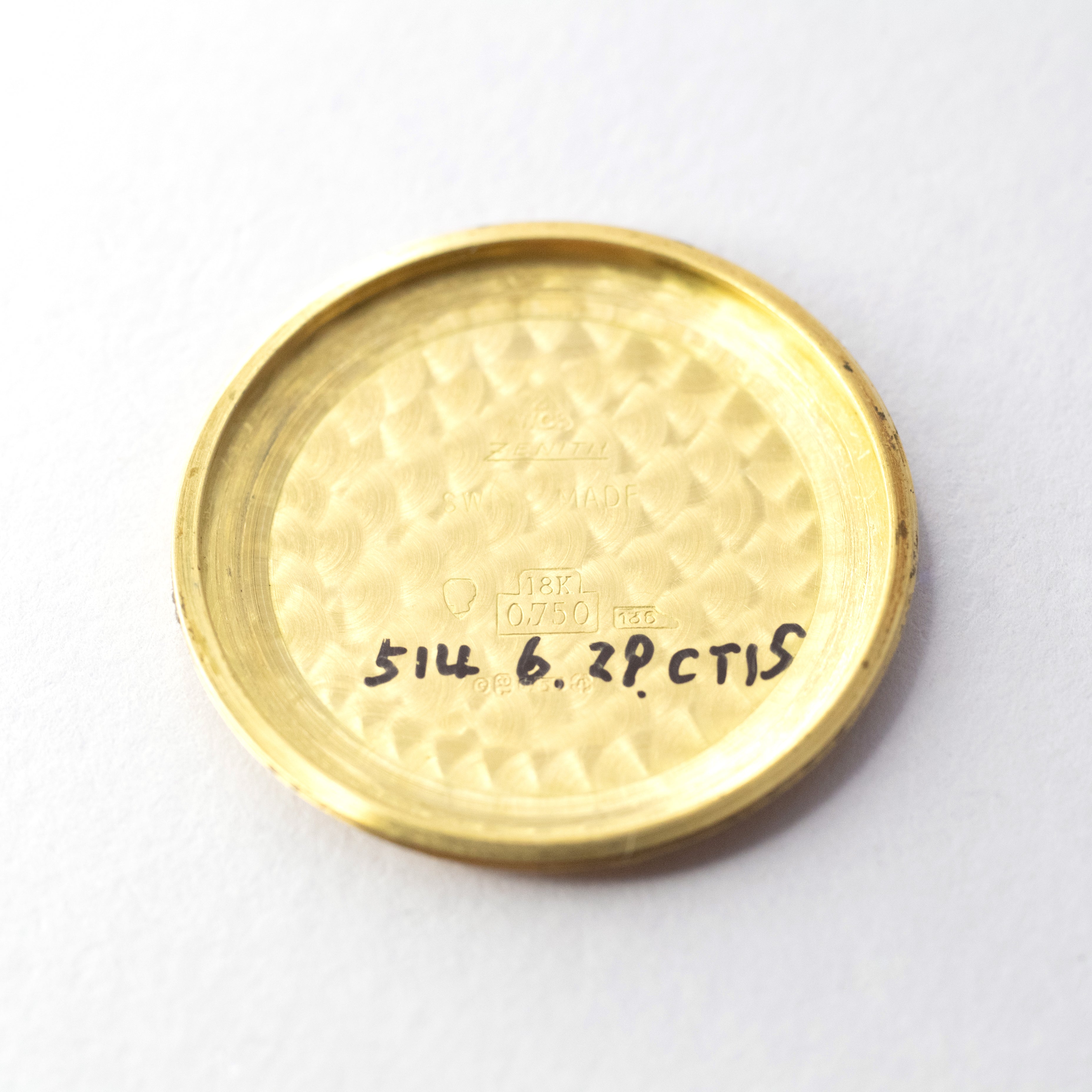 ZENITH 手巻き18KYG Cal.106-50-6 スクリューバック 1950年代製