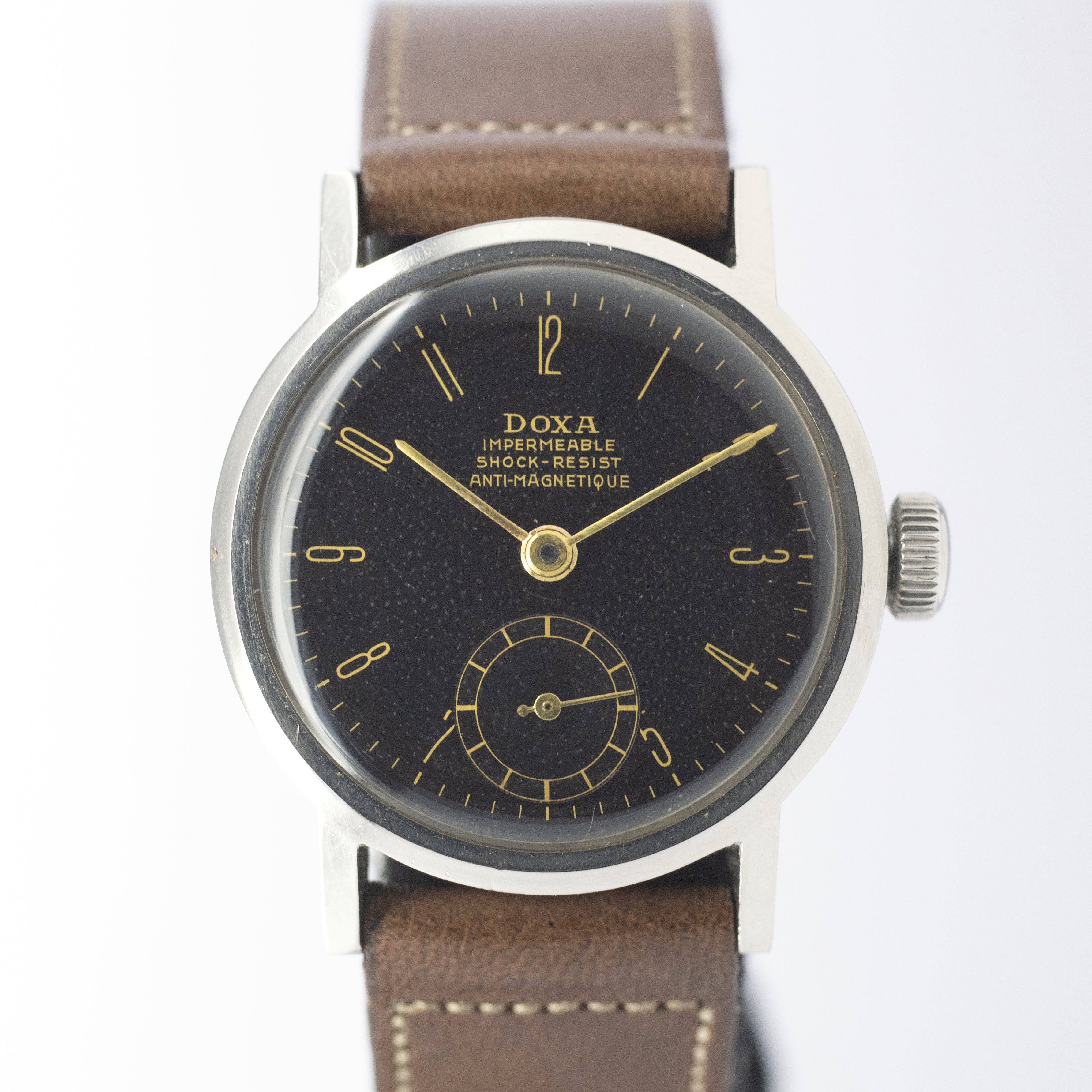 DOXA ドクサ クラムシェル IMPERMEABLE ミラーダイヤル 1940年代