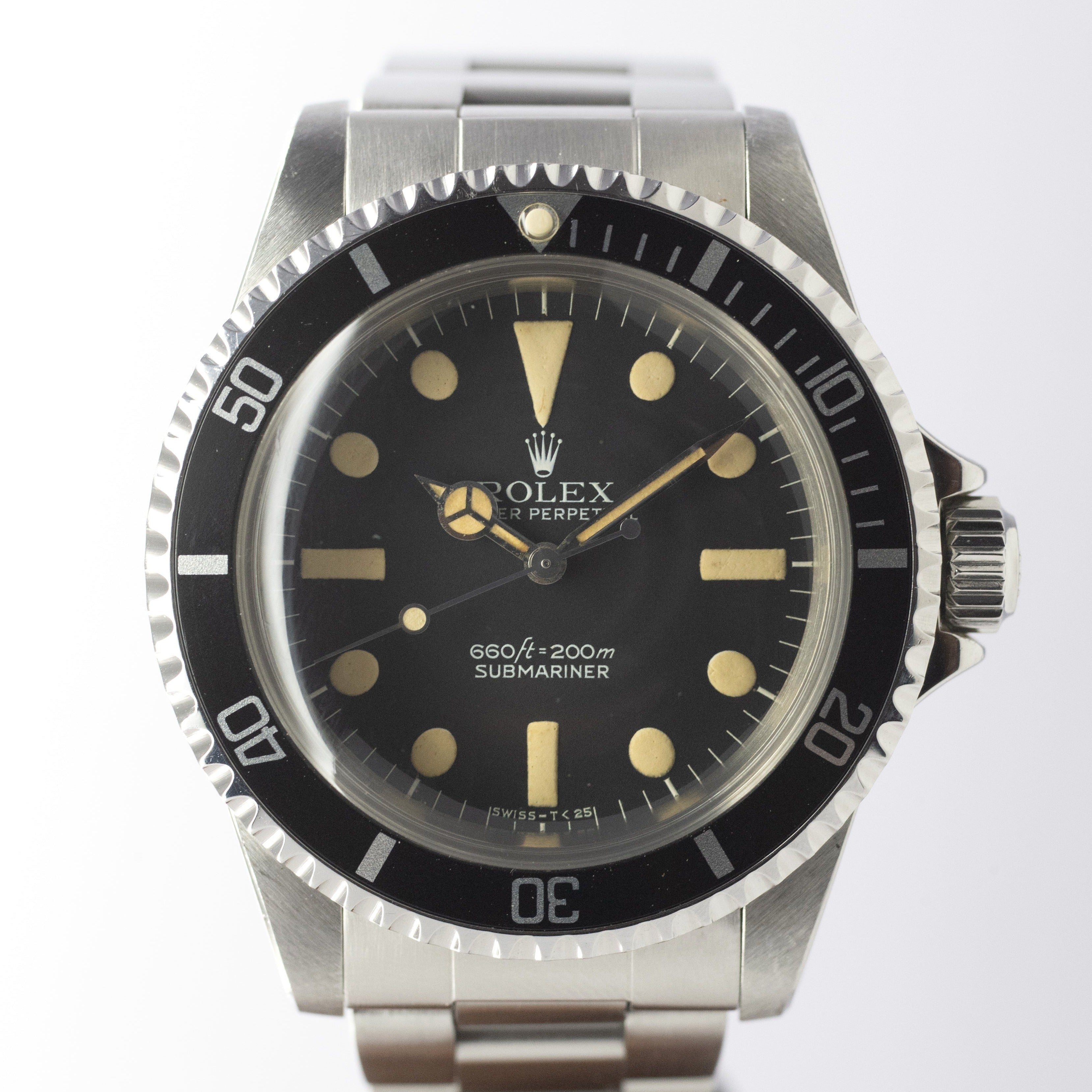 ロレックス サブマリーナ Ref.5513 マキシダイヤルMk1 国際サービス保証書付き 1981年製