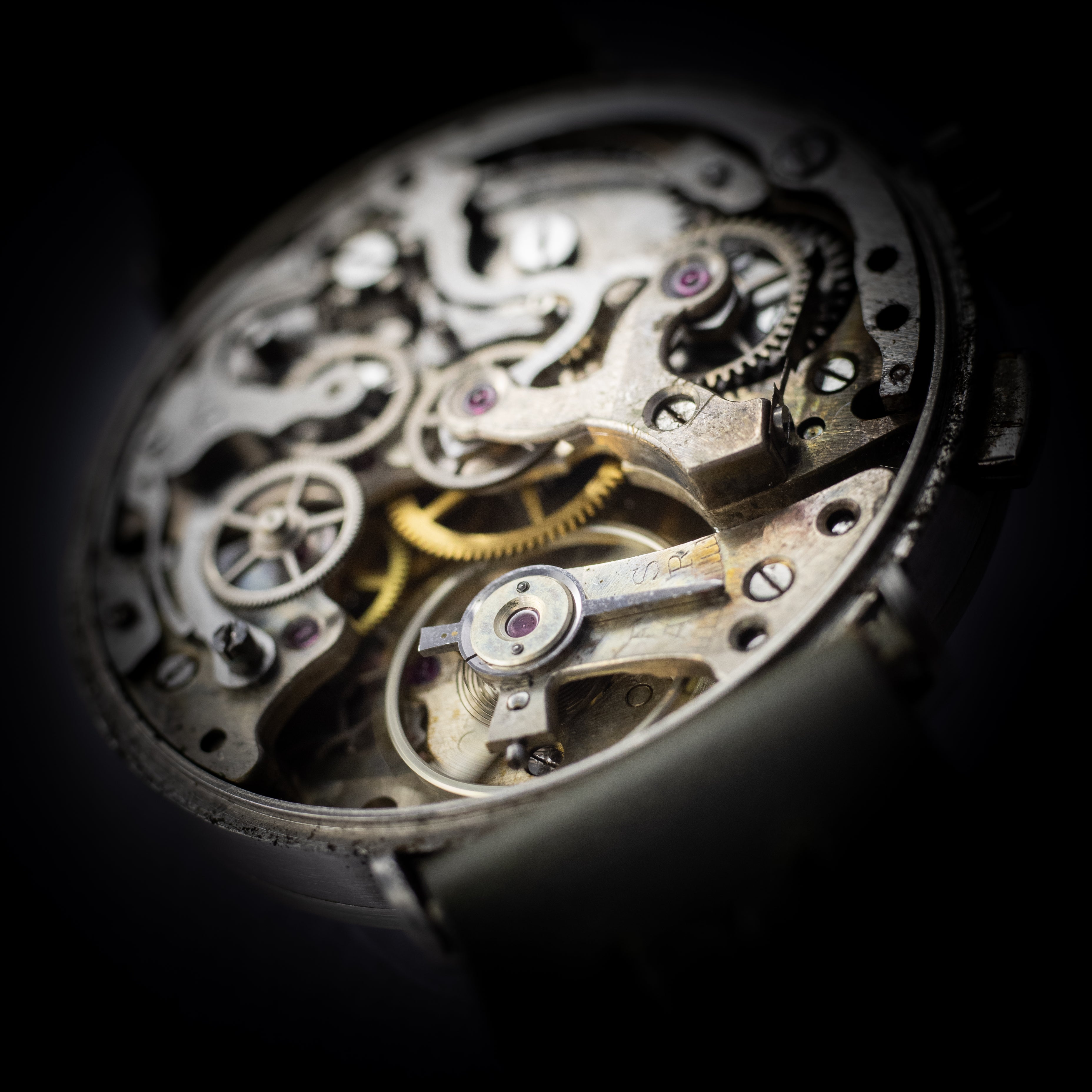 アンジェラス Cal.210 2レジスタークロノグラフ 1930年代製