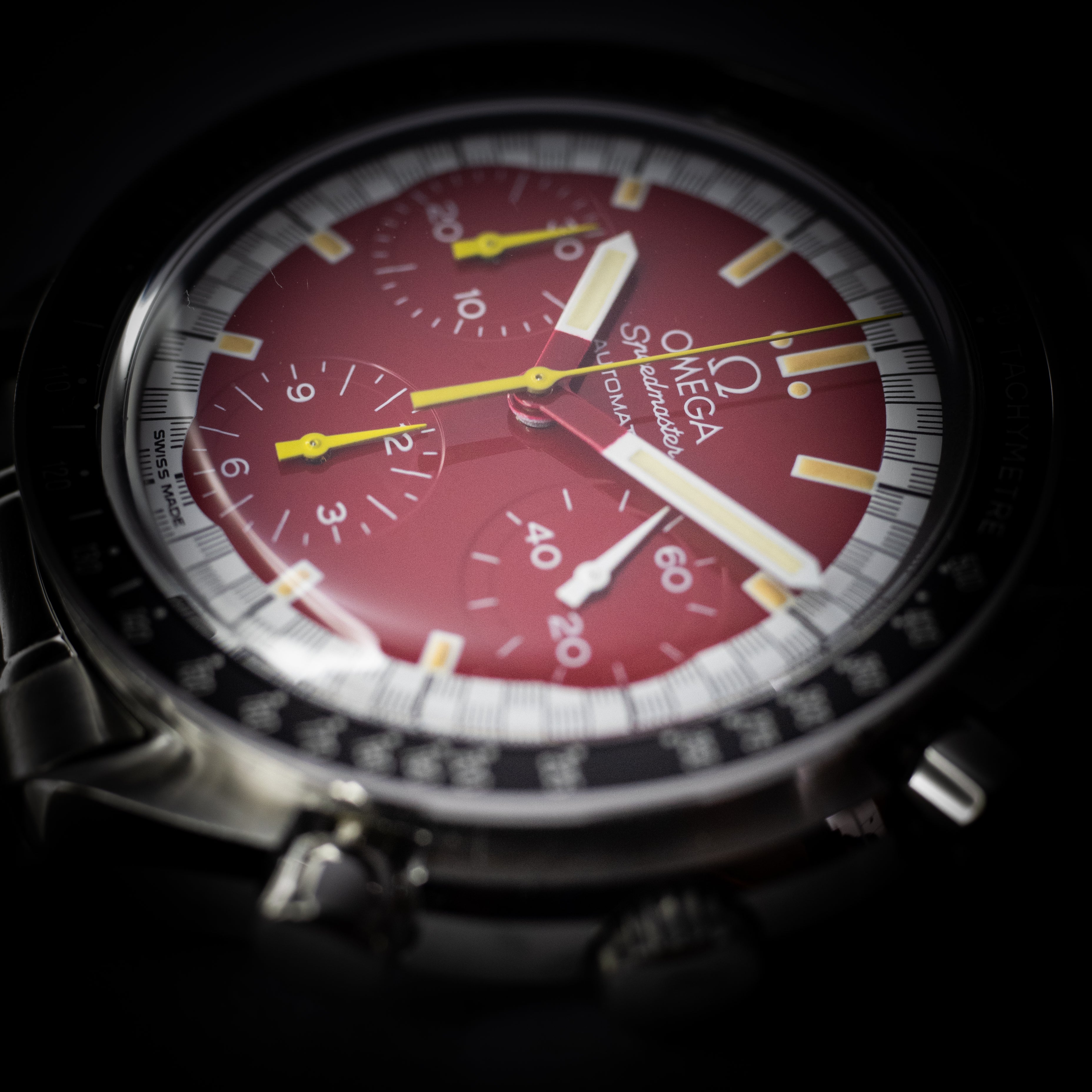 オメガ スピードマスター シューマッハ レッドダイヤル 1996年~97年製