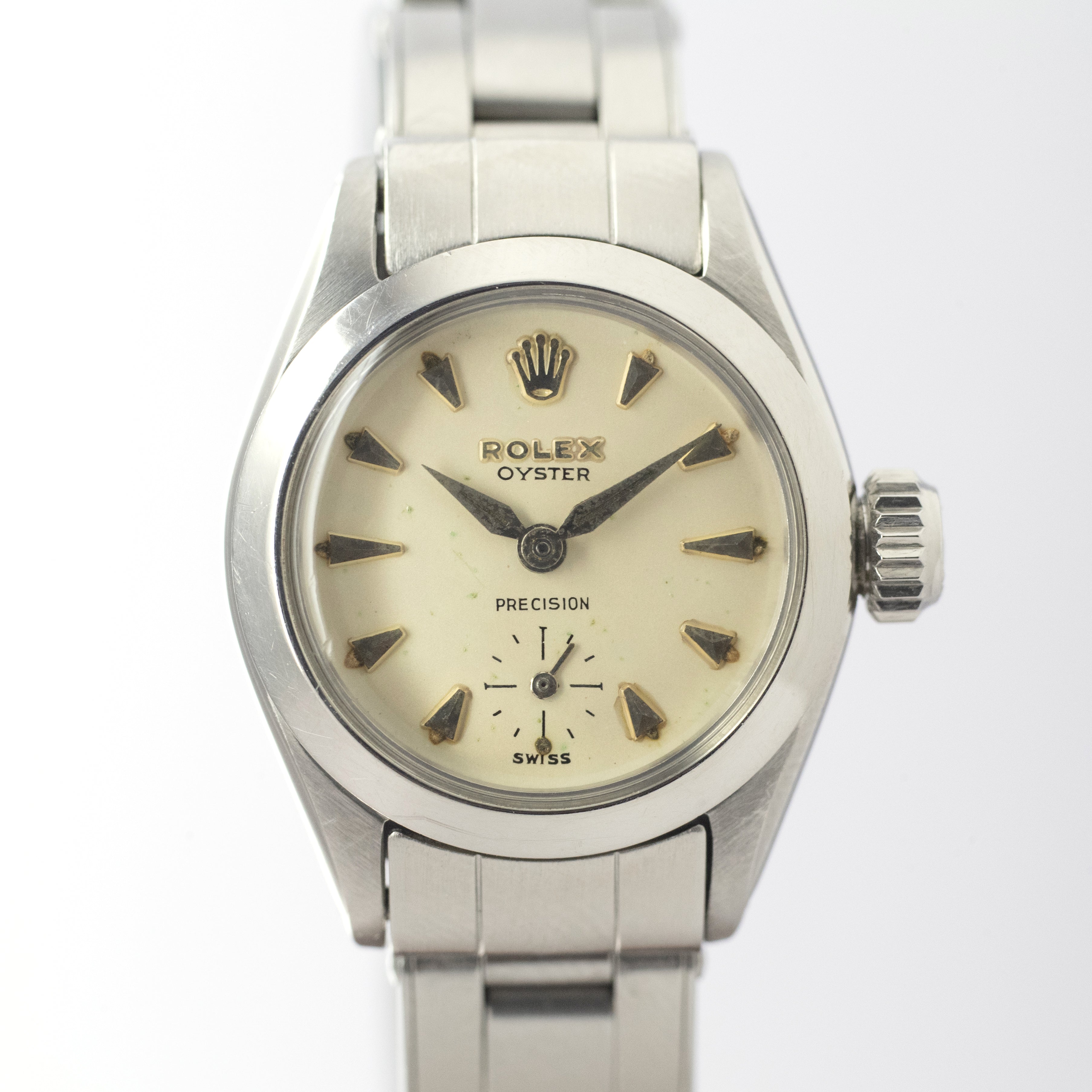 ロレックス レディース 1960年製 オイスター スモールセコンド ギャラ付き