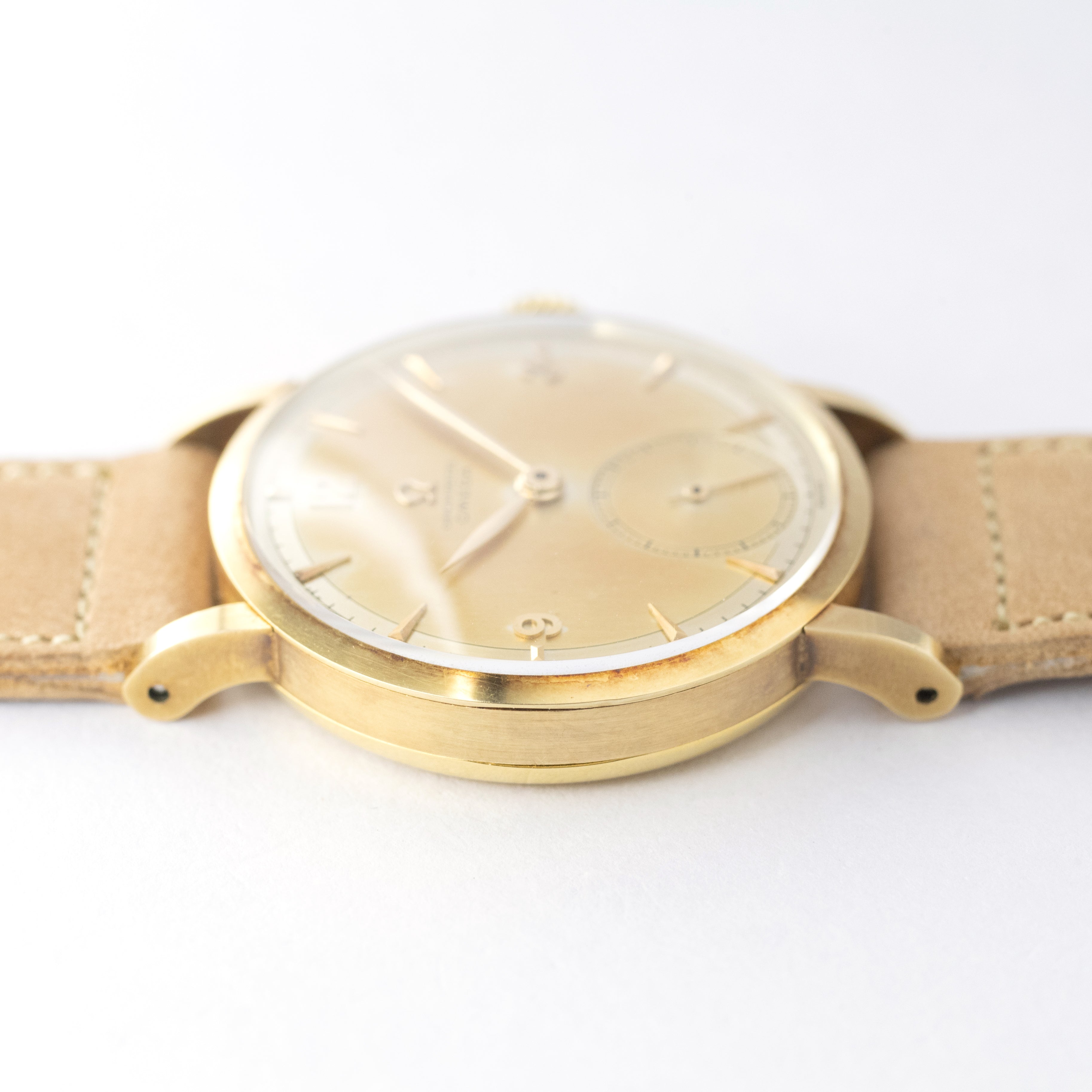 オメガ 30mmキャリバー クロノメーター Cal.30T2 RG 1944~46年製 14KYG