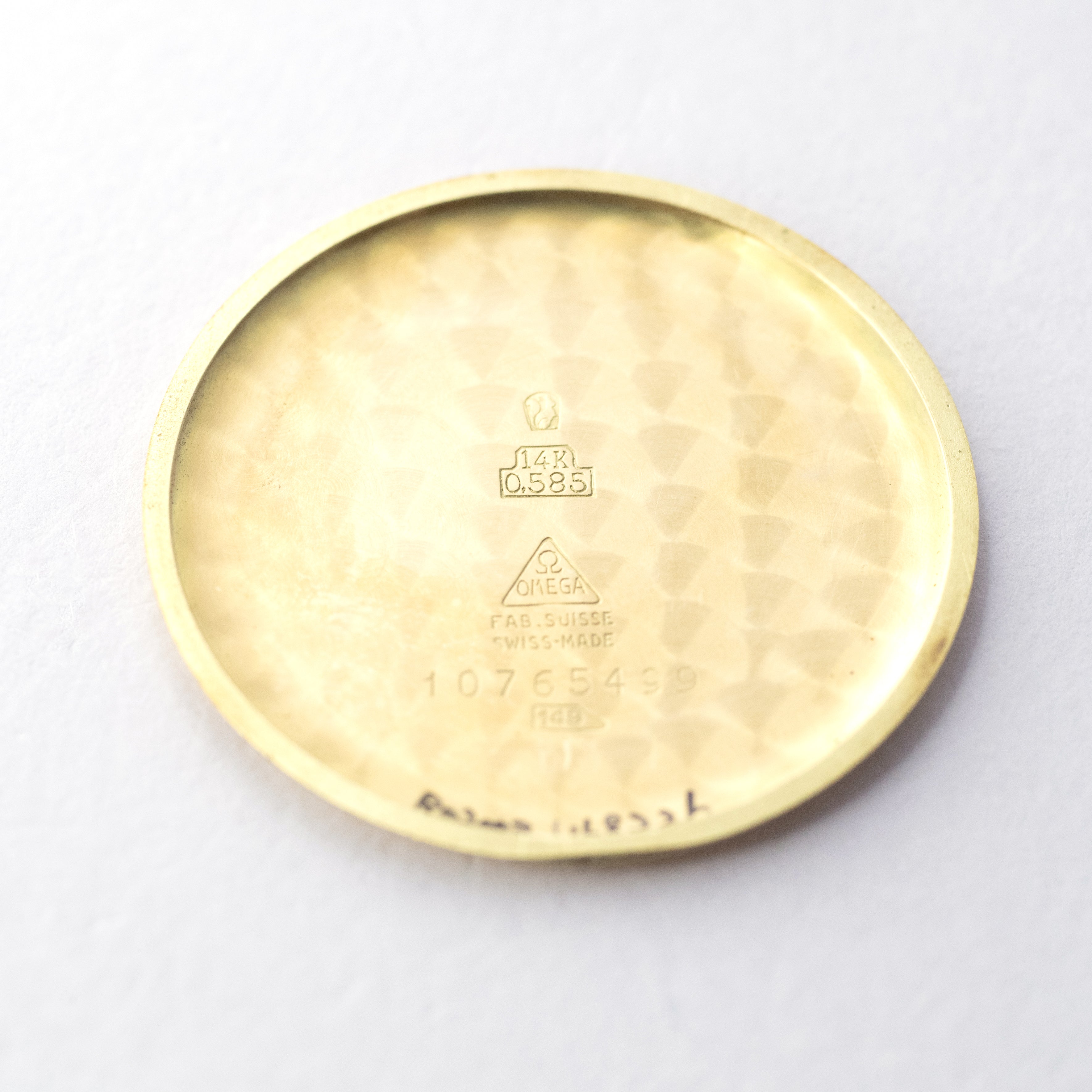 オメガ 30mmキャリバー クロノメーター Cal.30T2 RG 1944~46年製 14KYG