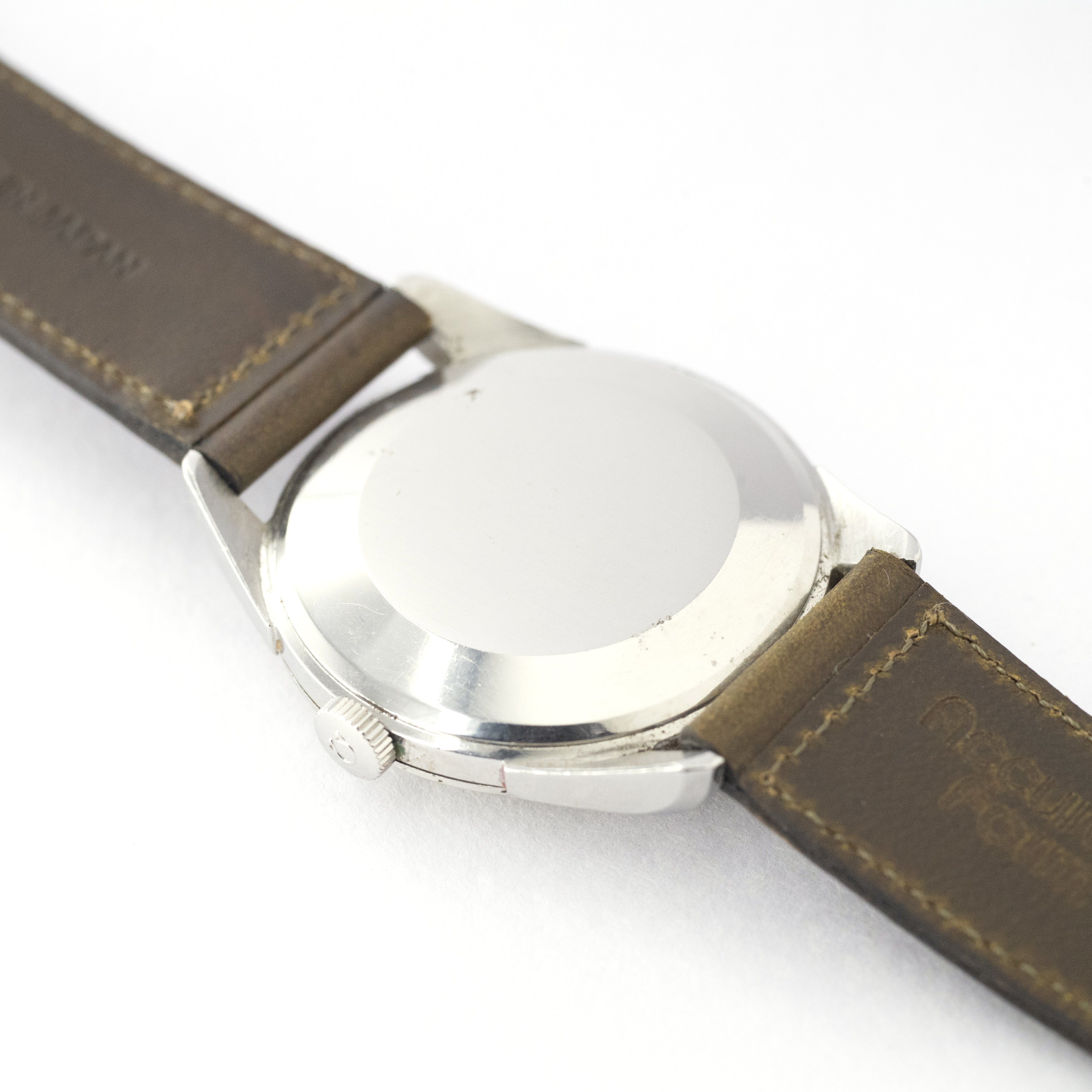 オメガ 30mmキャリバー 1958年製 ラウンド アイボリーダイヤル