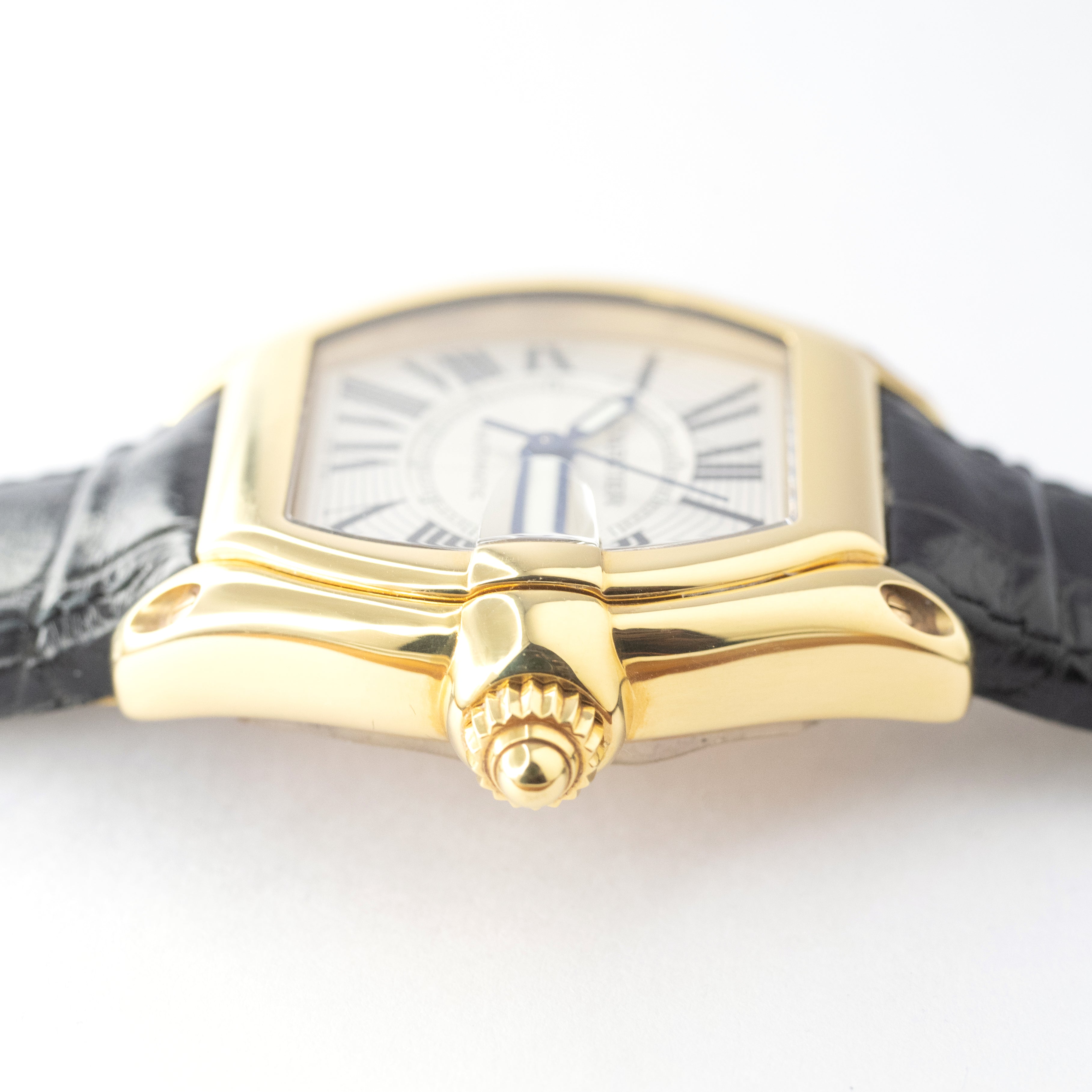 カルティエ ロードスターLM18KYG 箱ギャラ付き