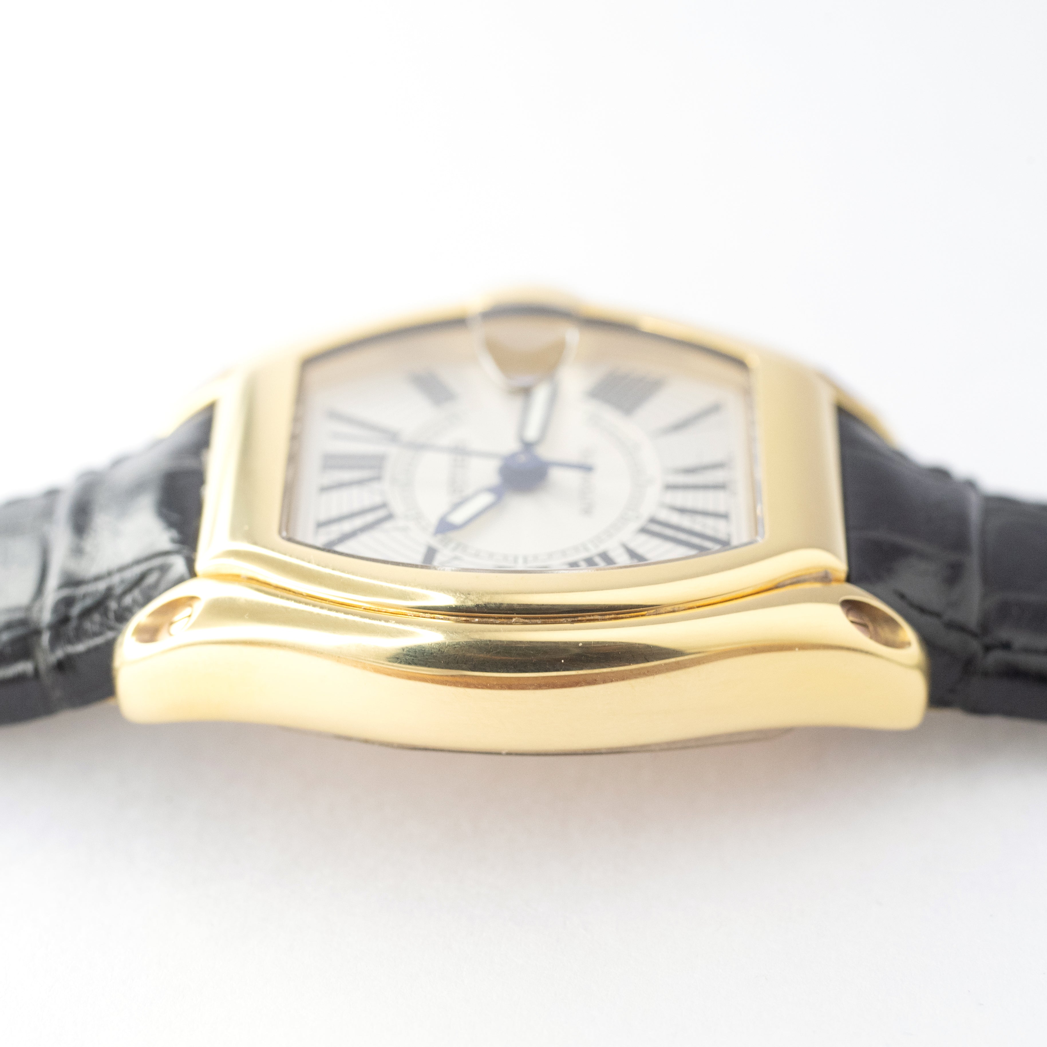 カルティエ ロードスターLM18KYG 箱ギャラ付き