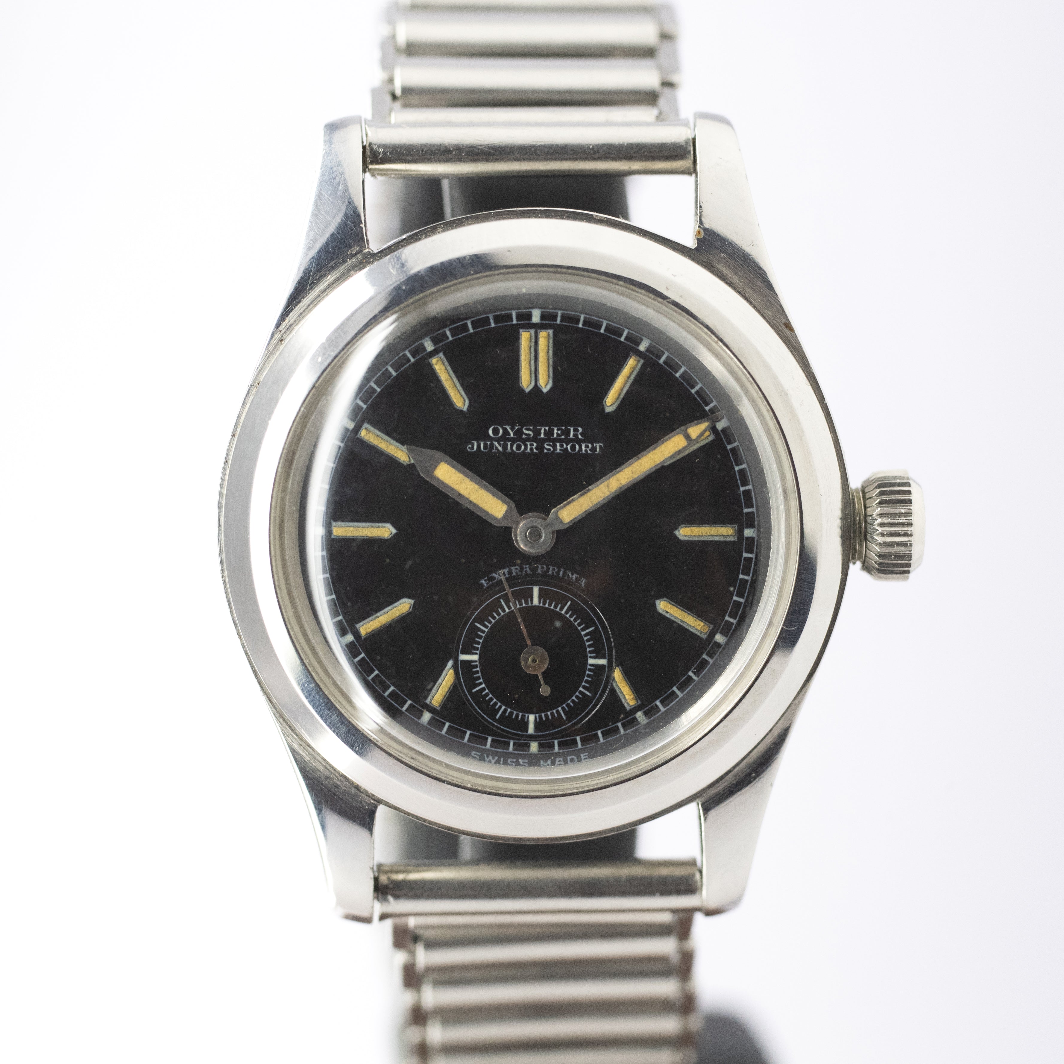 オイスター ジュニアスポーツ 1942年製 ブラックダイヤル