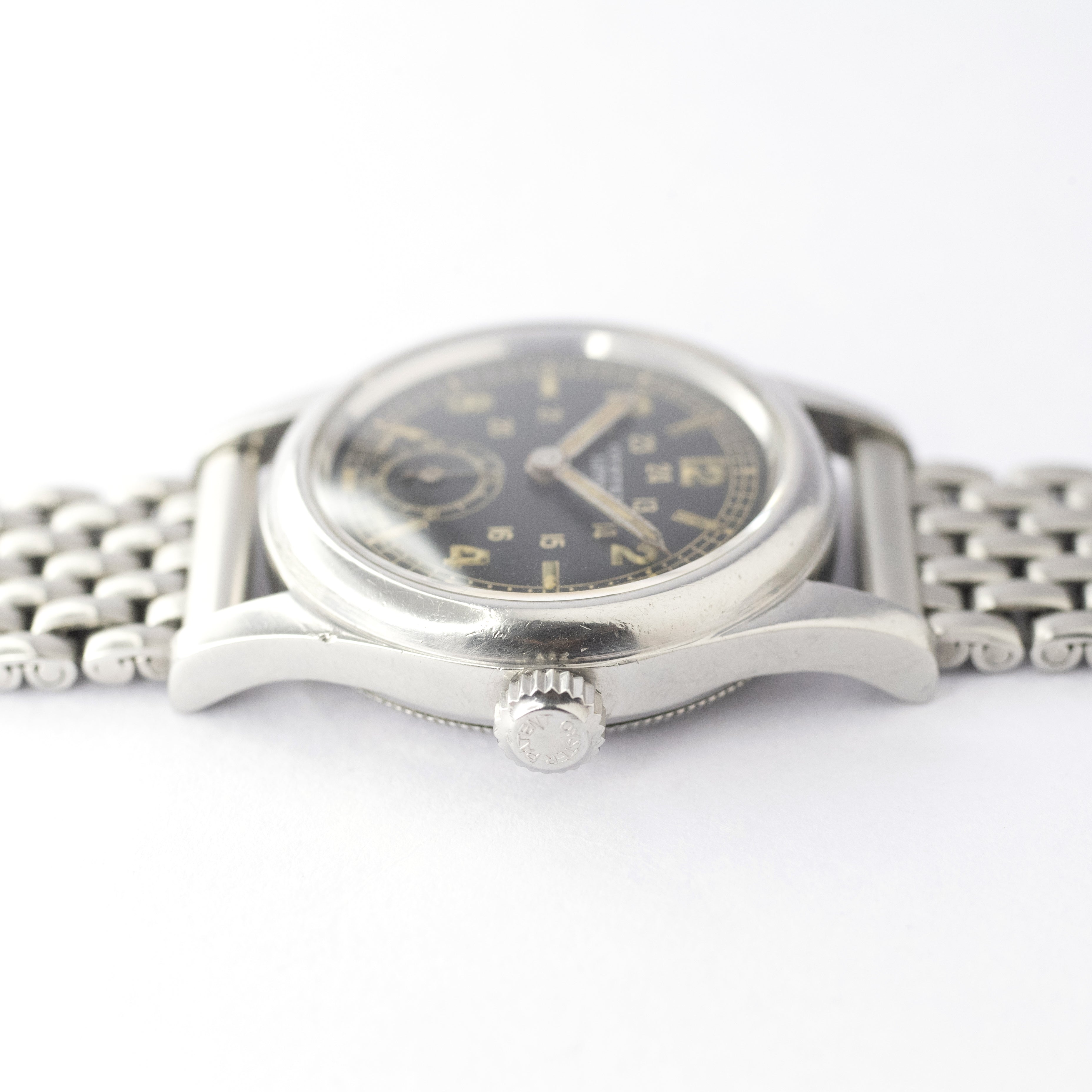 オイスター リプトン オリジナルブラックミラーダイヤル 1945年製