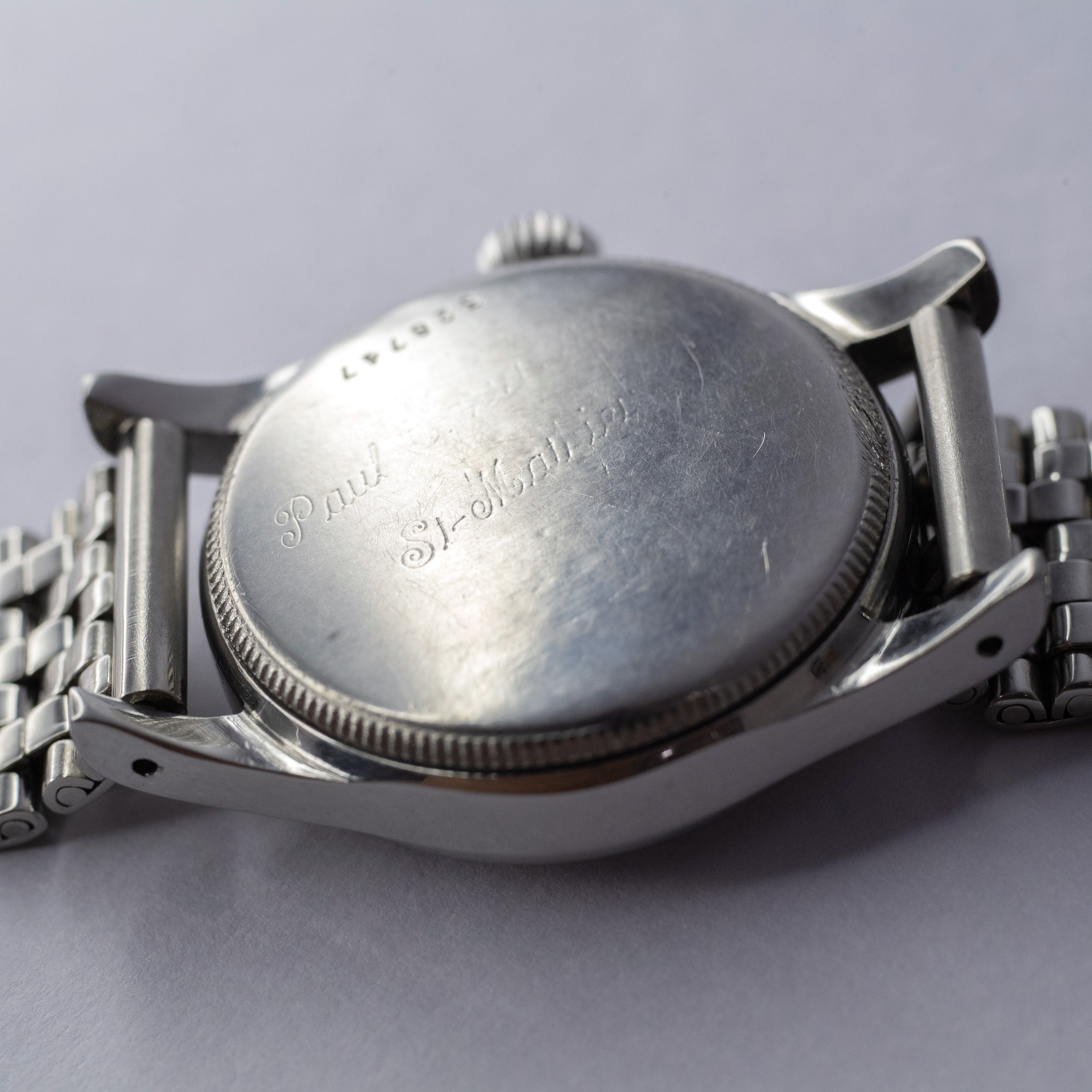 オイスター リプトン オリジナルブラックミラーダイヤル 1945年製